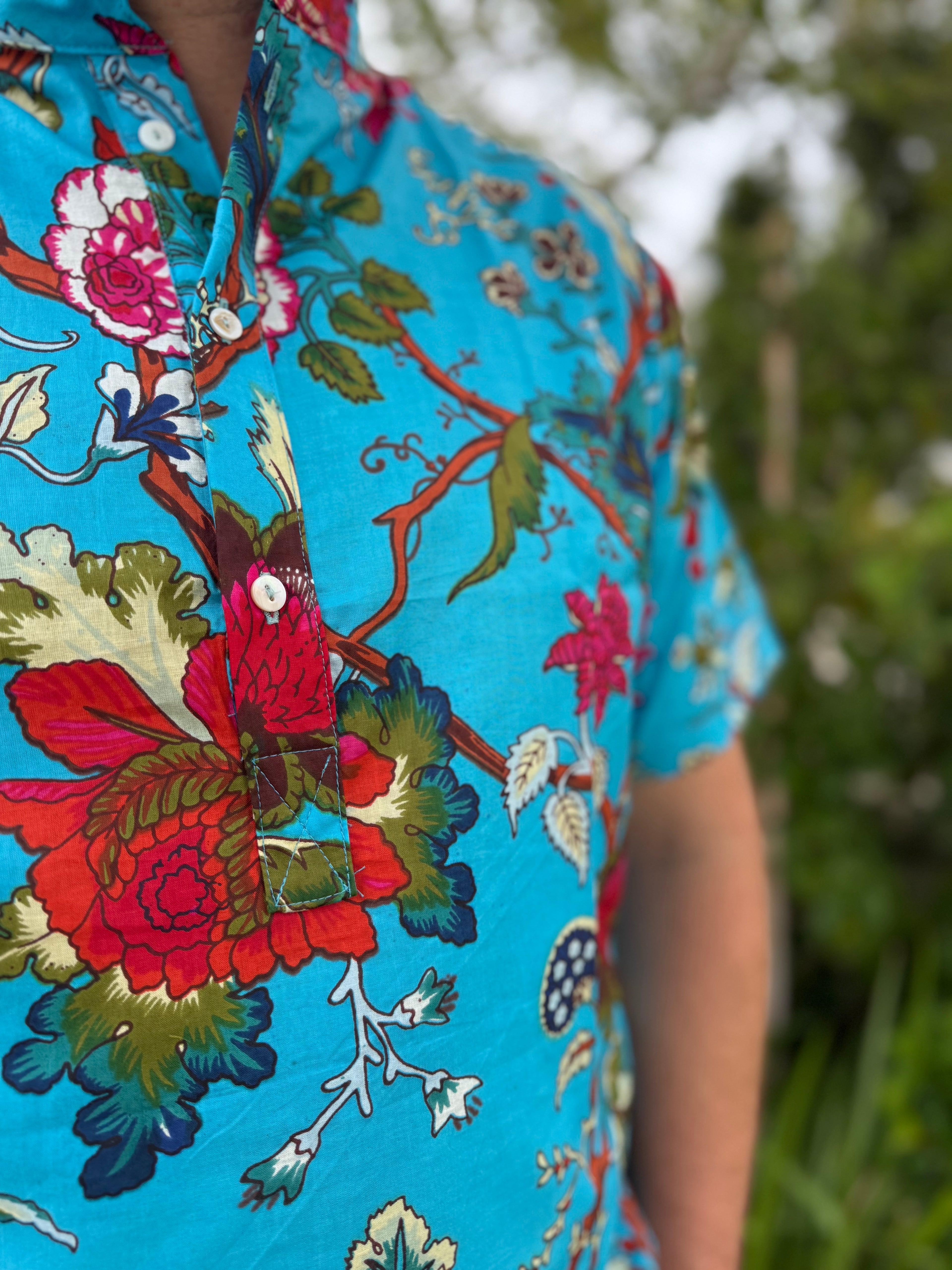 Ruan shirt - Blue floral