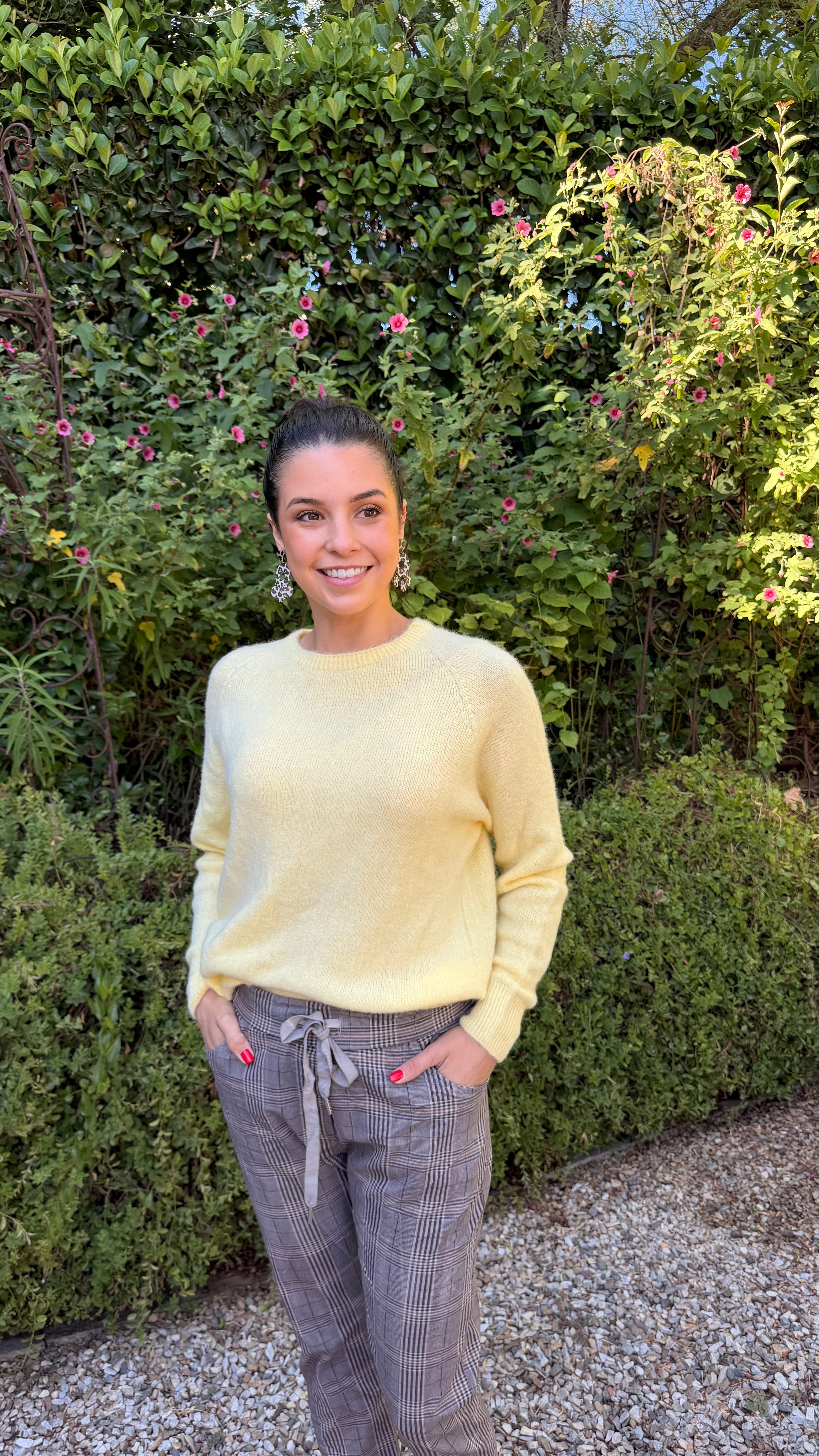 Baby alpaca knit - Butter yellow