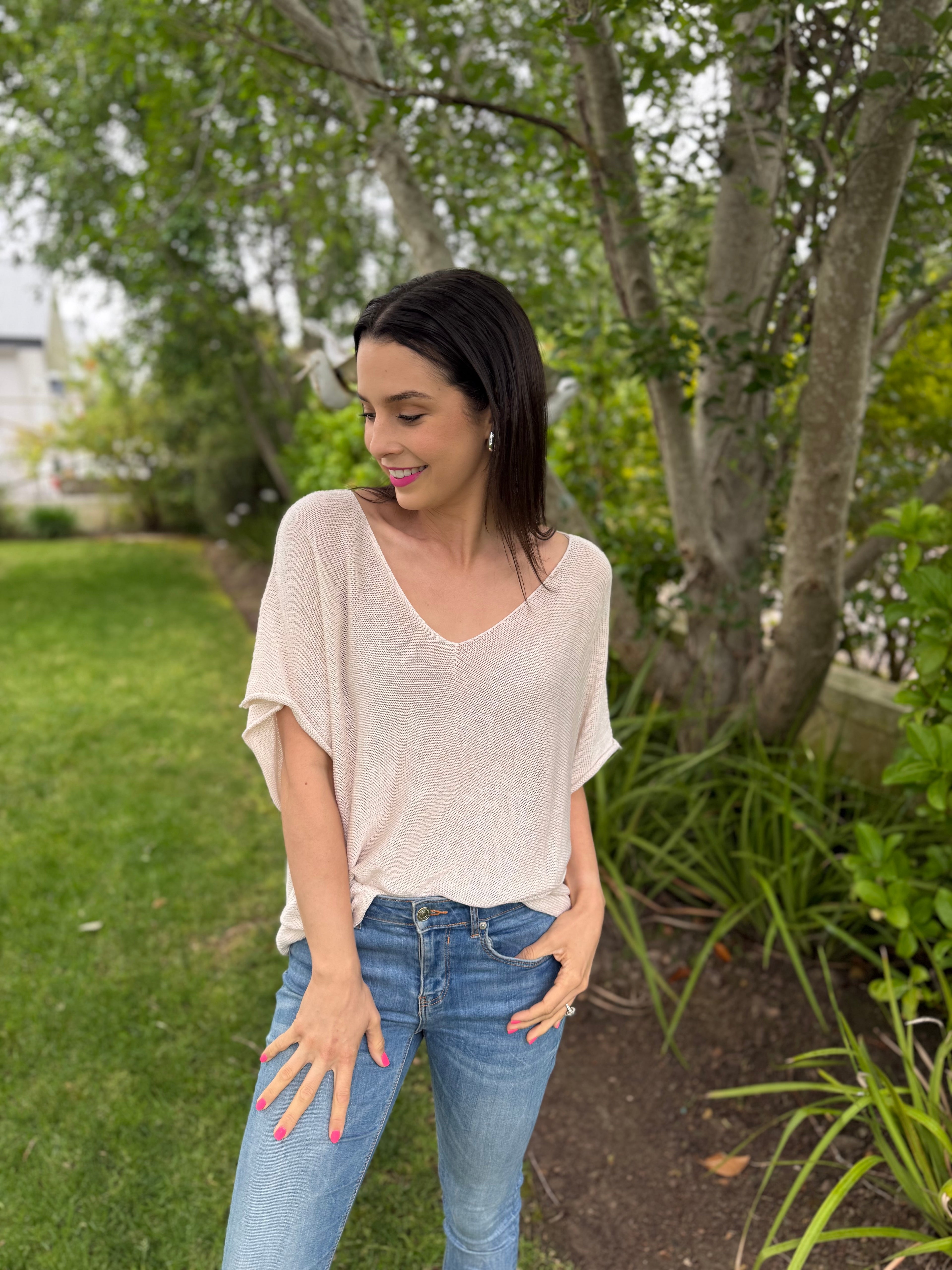 Italian summer knit - Beige