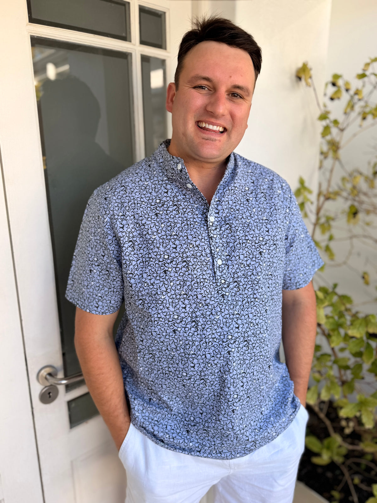Ruan shirt - Pebble print