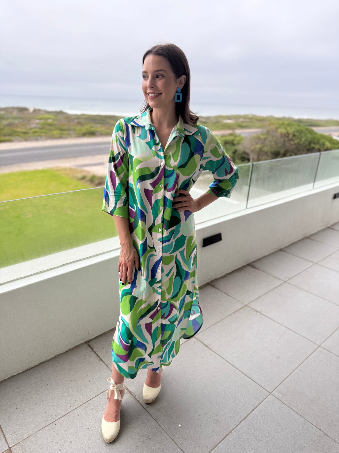 Jennifer dress - Swirly Whirly