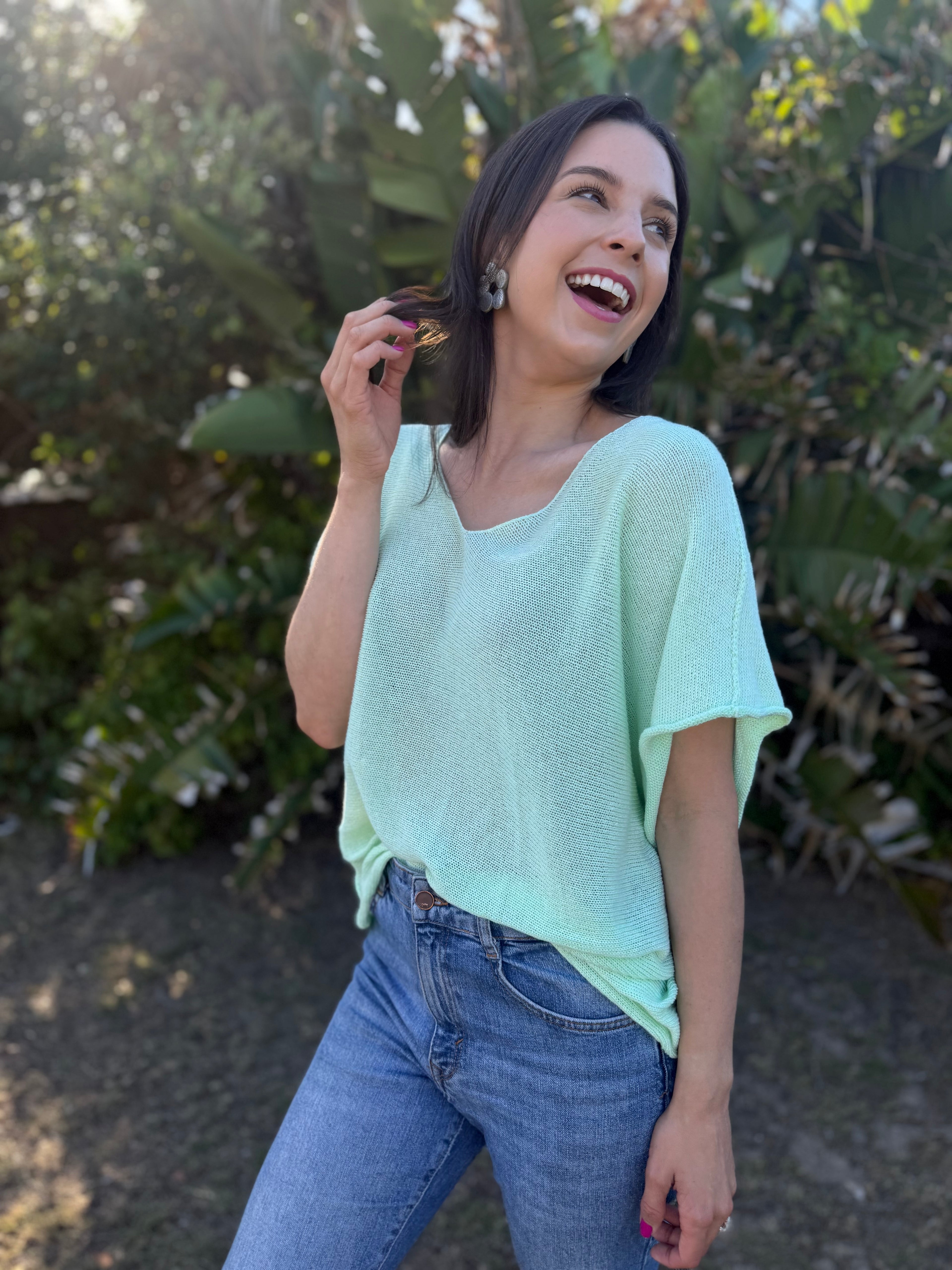 Italian summer knit - Mint