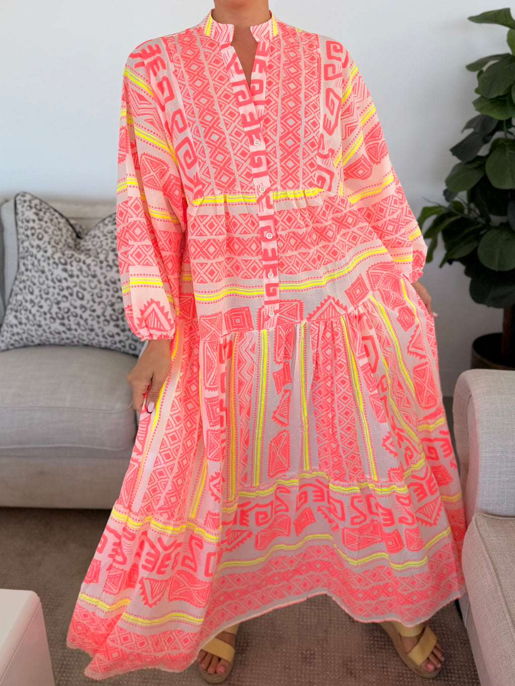 Carley dress - Neon dreams