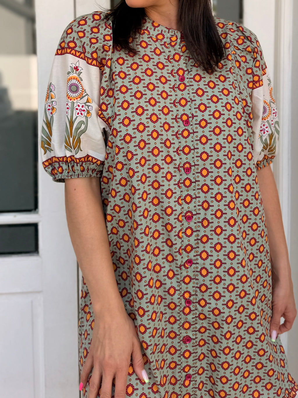 Livvy dress - Sage