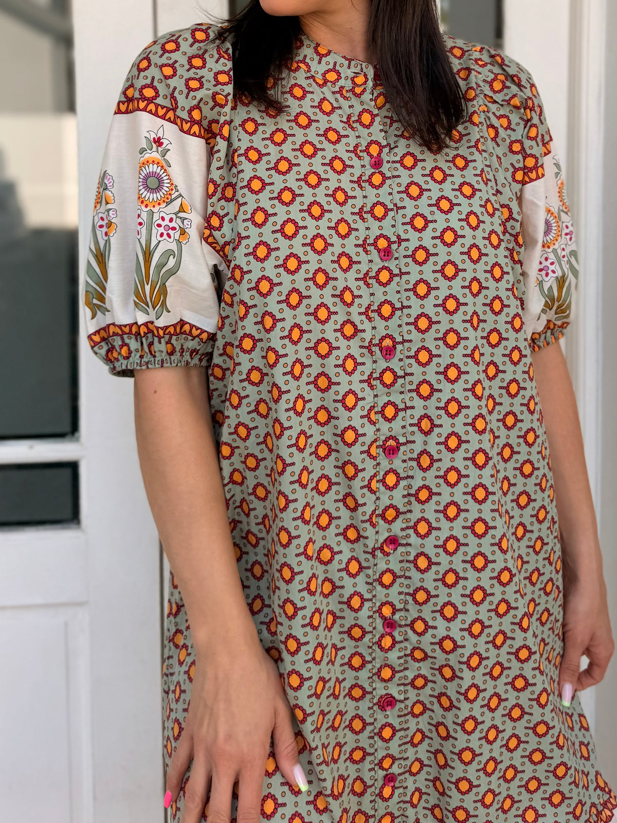Livvy dress - Sage
