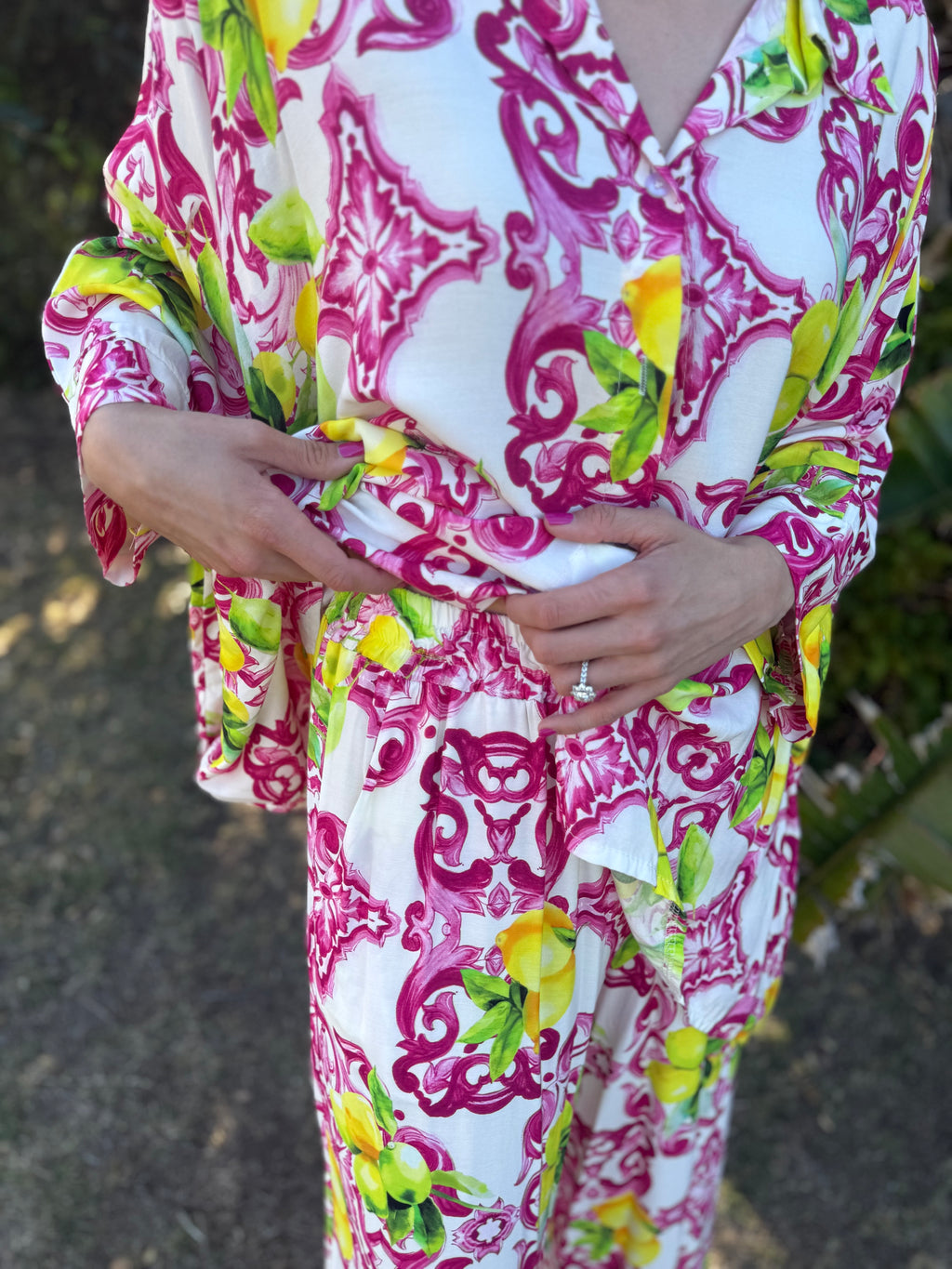 Italian La dolce vita - Pink pants