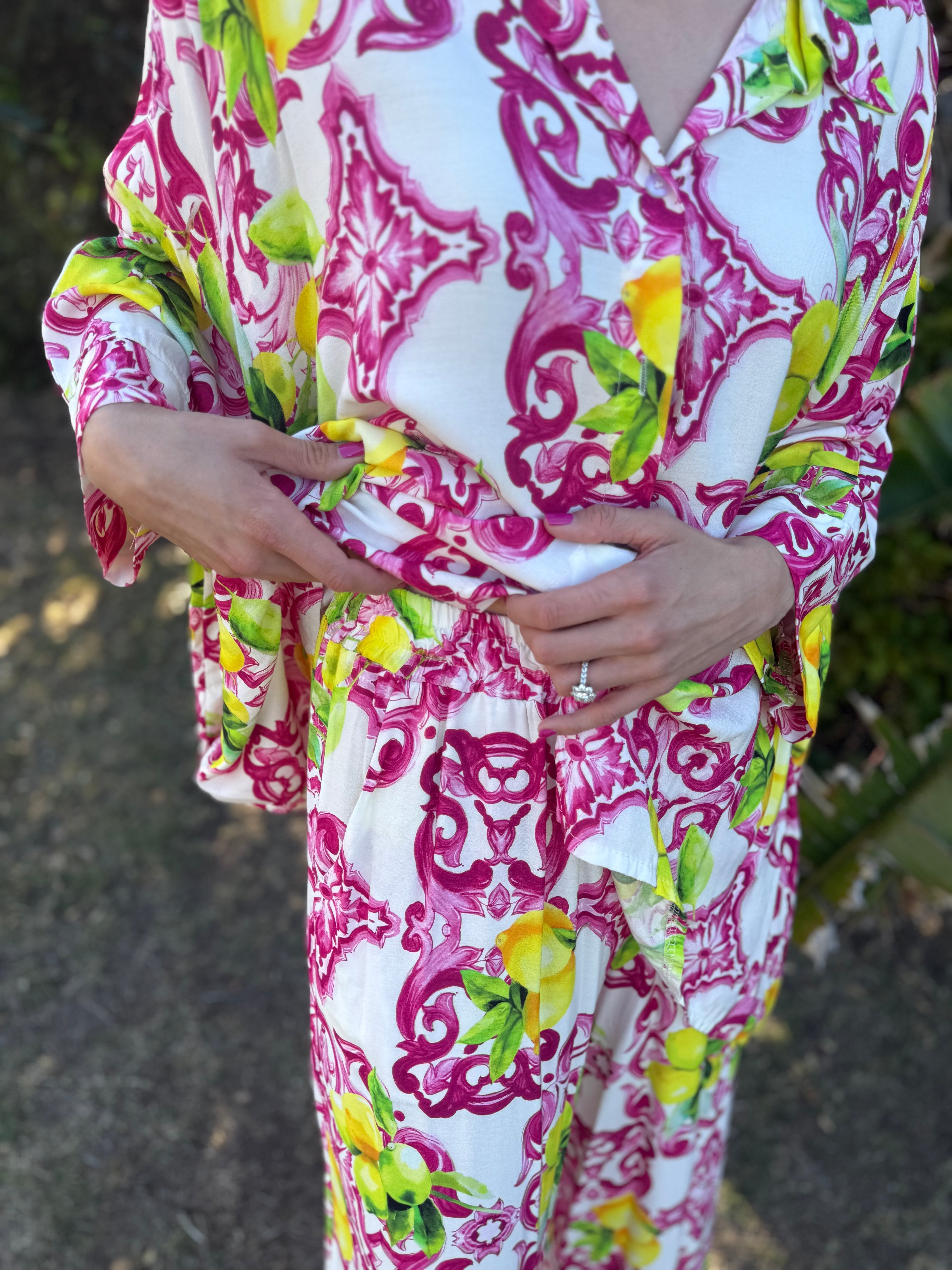 Italian La dolce vita - Pink pants