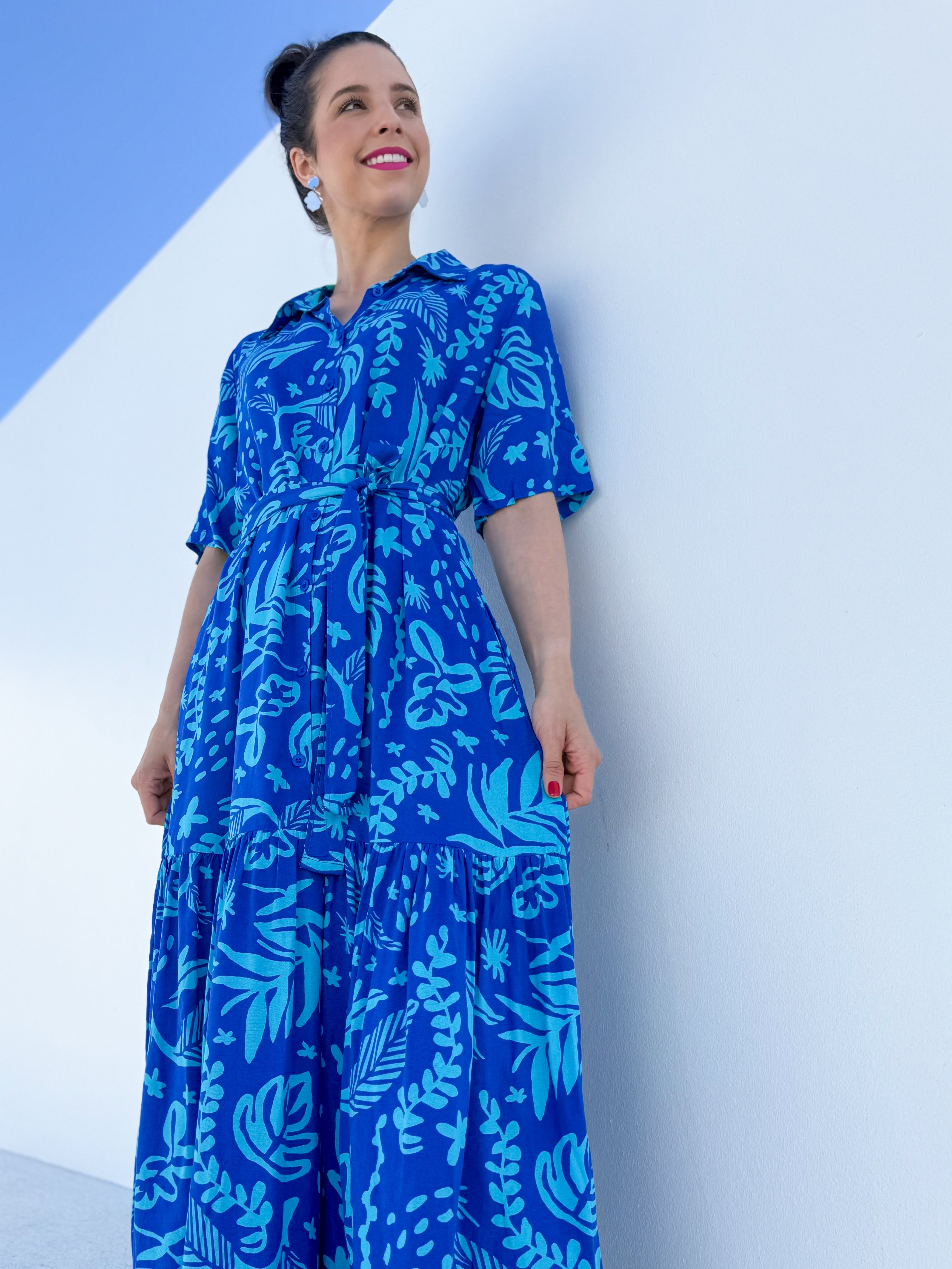 Leonie dress - Lady Blue