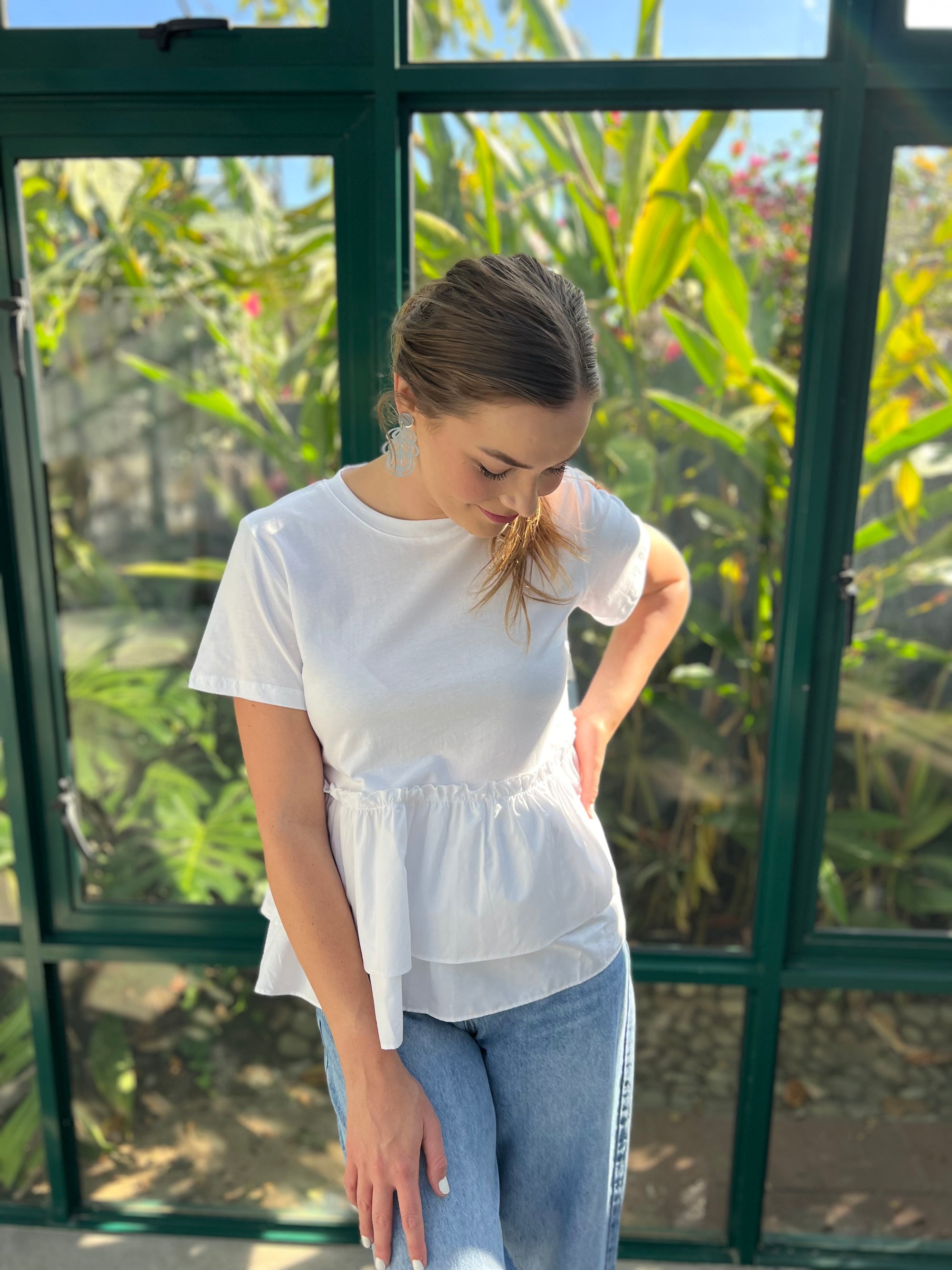 Italian frill T-shirt