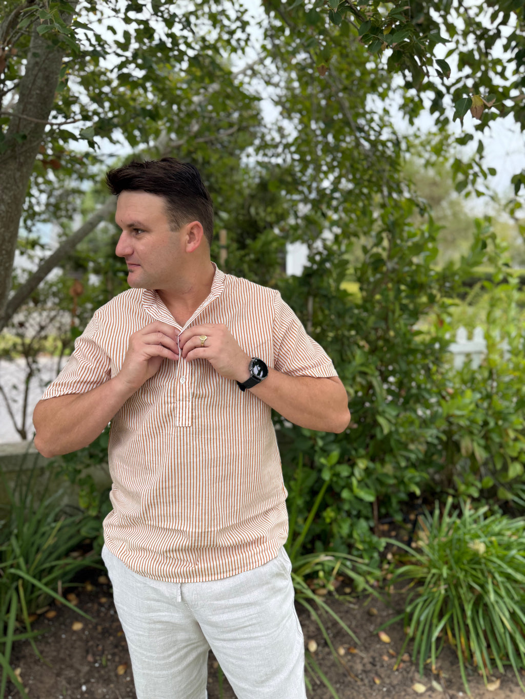 Ruan shirt - Mustard stripe