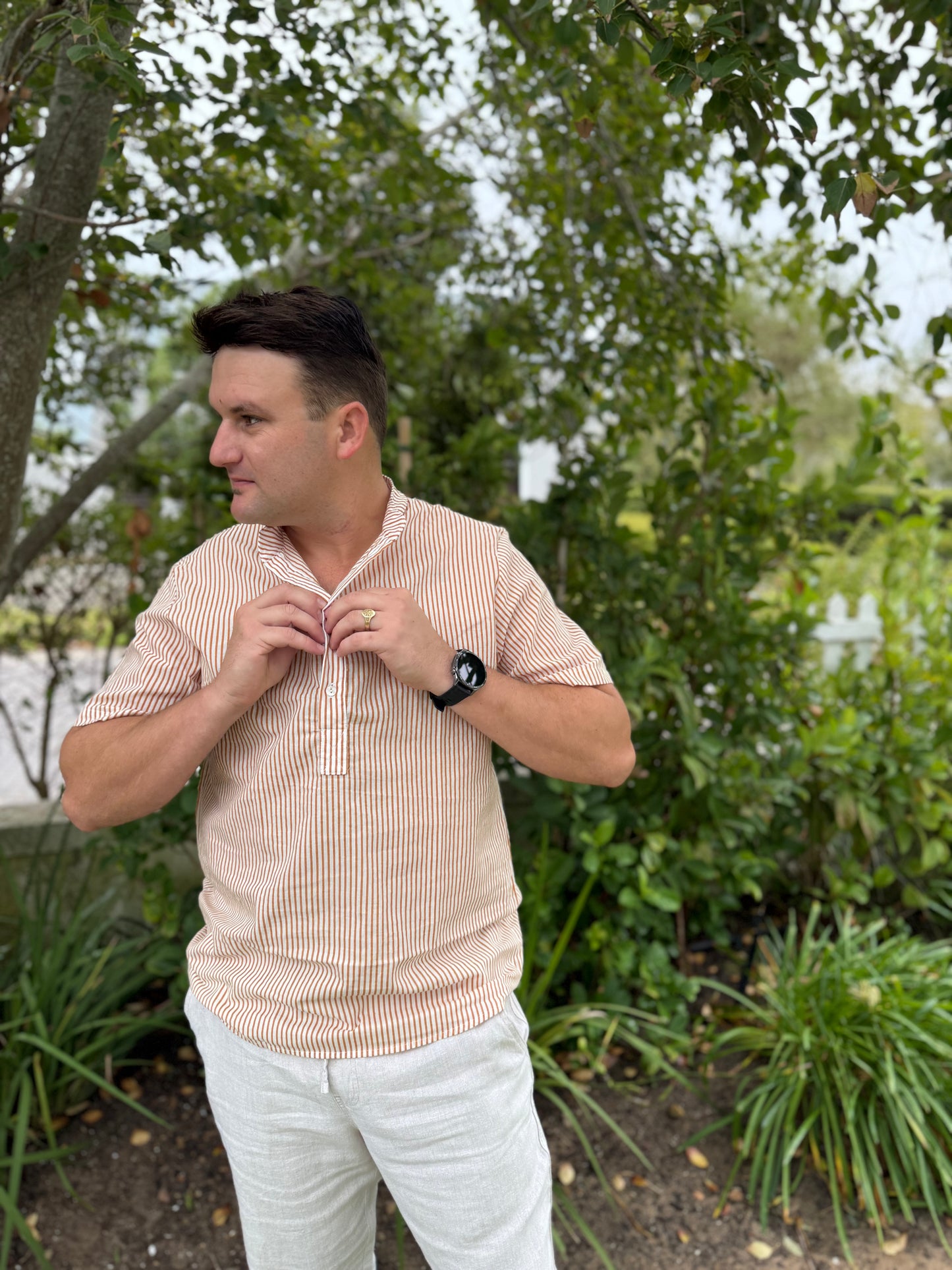 Ruan shirt - Mustard stripe
