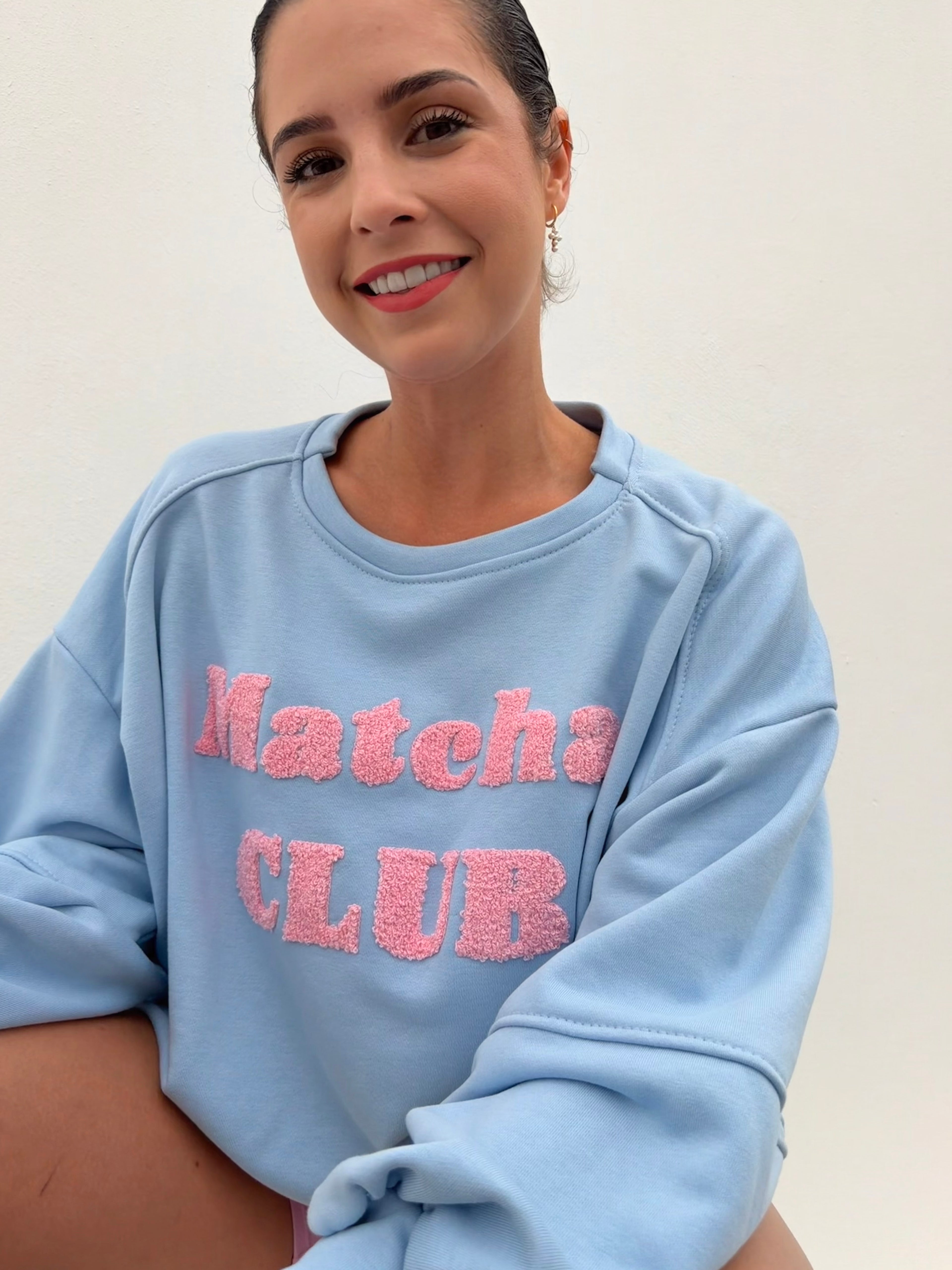 Matcha club top - Blue