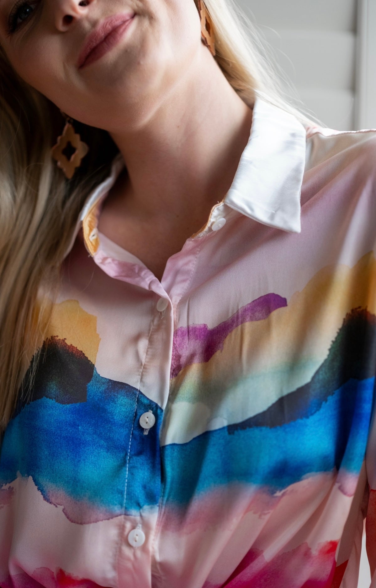 Corlia blouse - Watercolour