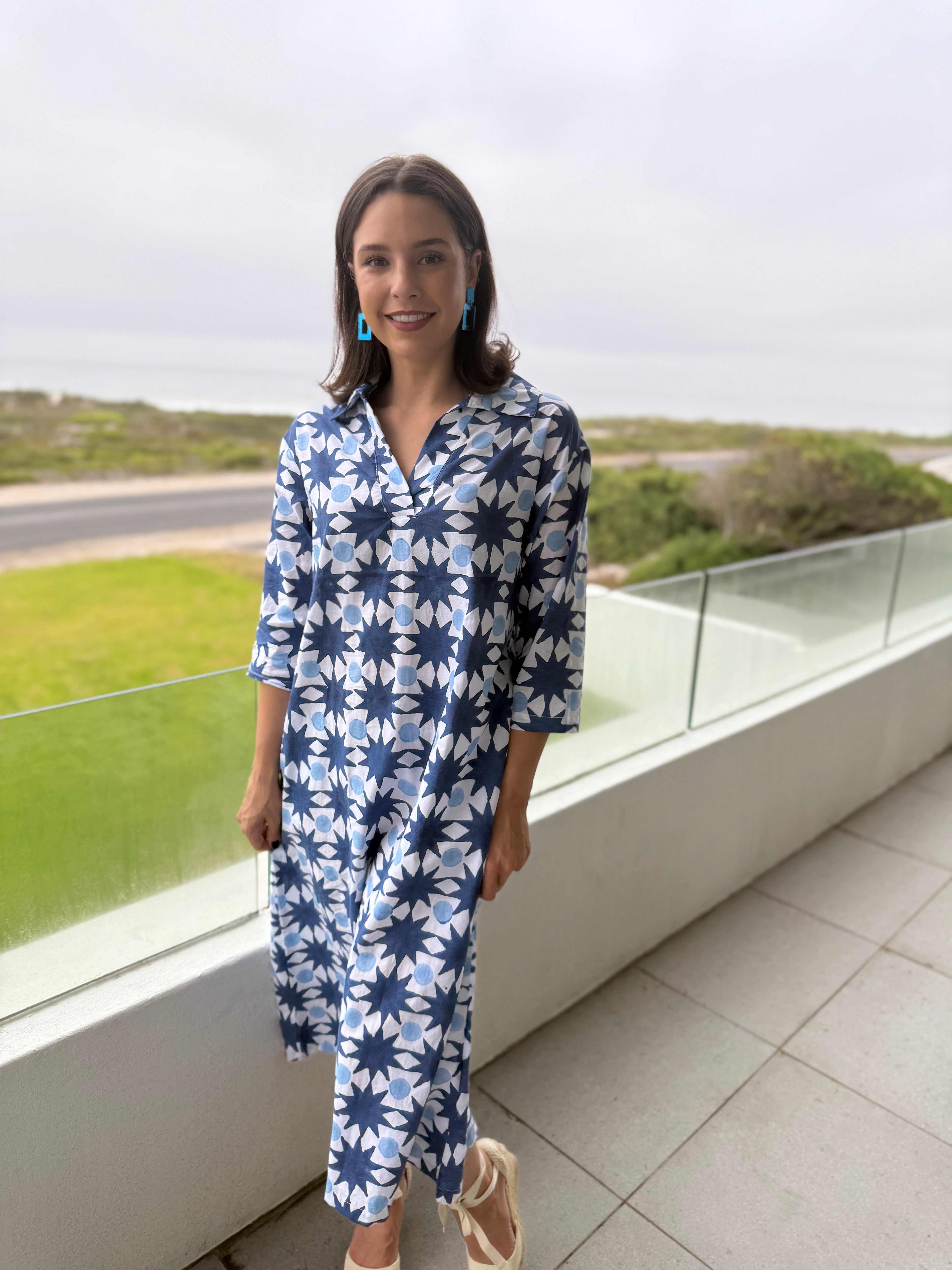 Janet dress - Blue star