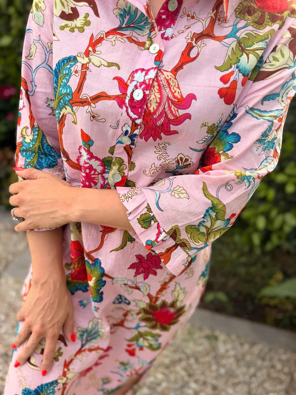 Giana dress - Pink floral