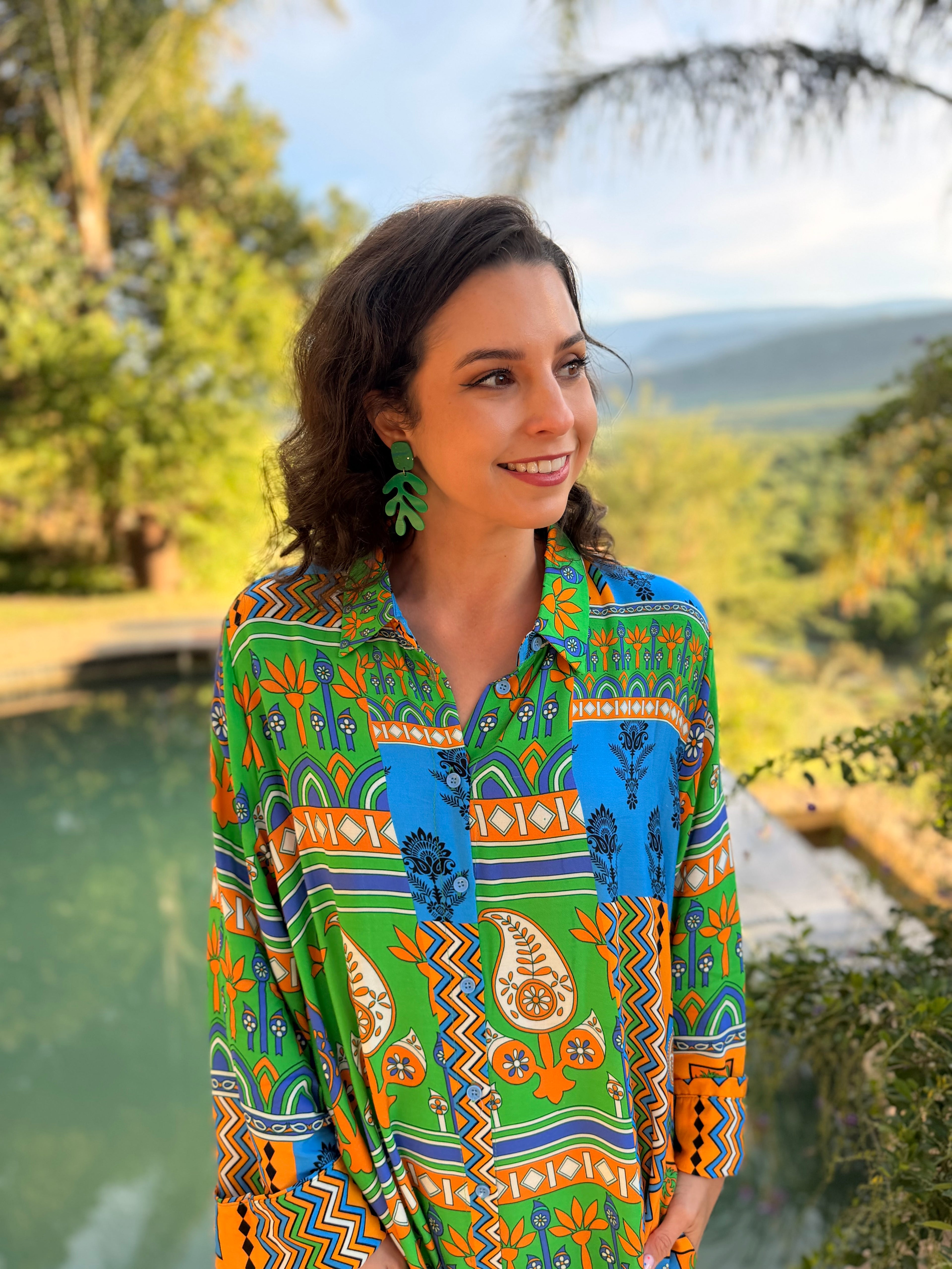 Pam dress - Paisley paradise