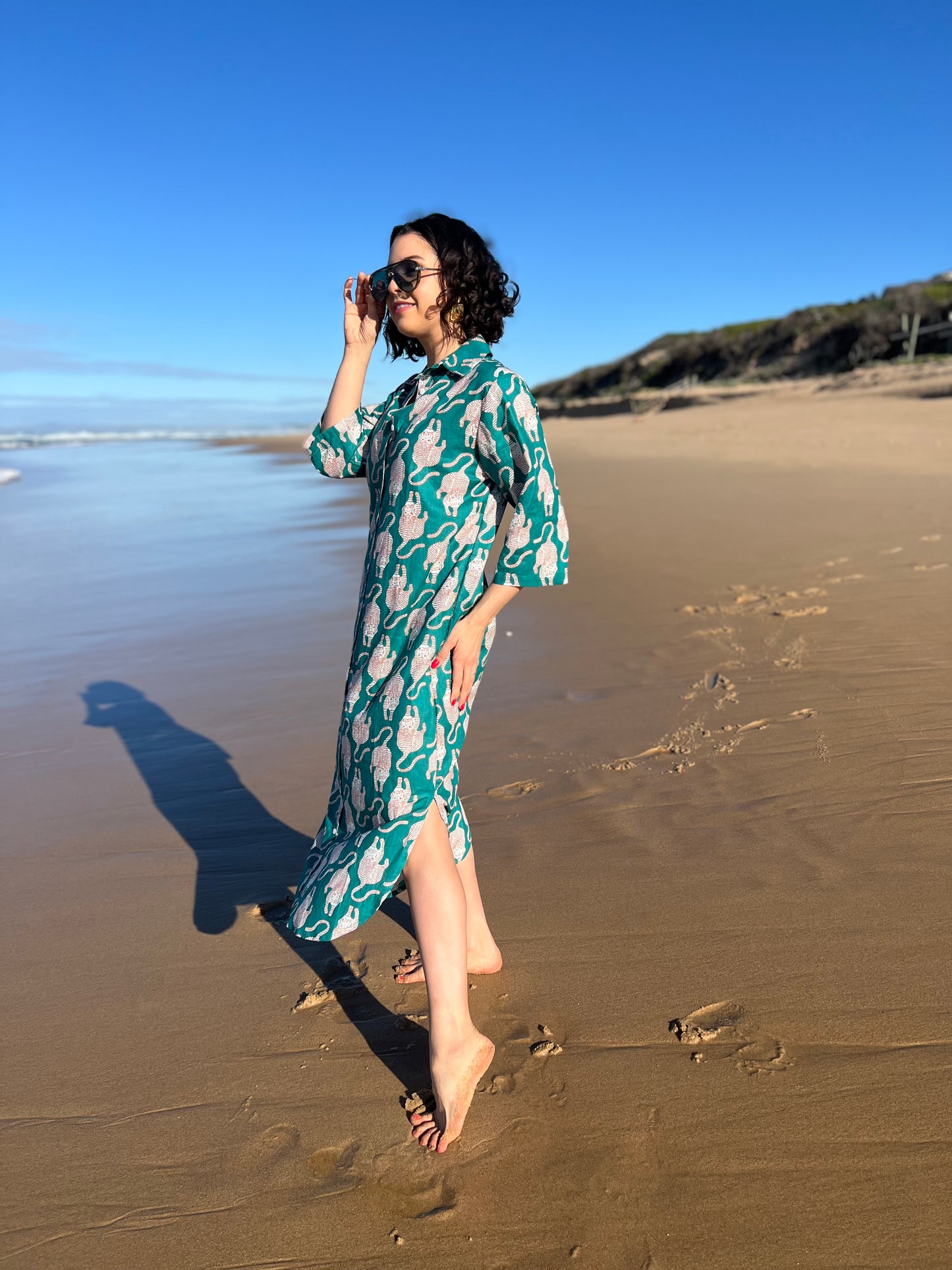 Jennifer dress - Blue tiger