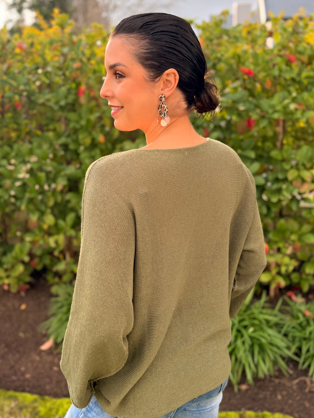 Italian cotton knit - Khaki