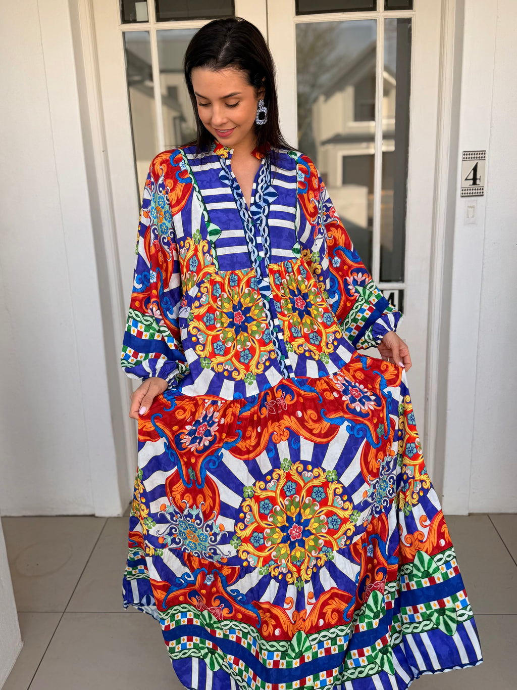 Jenna dress - Bold type