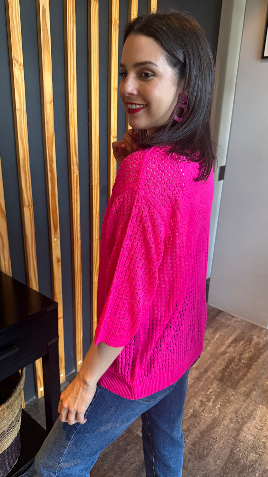 Geneva summer knit - pink