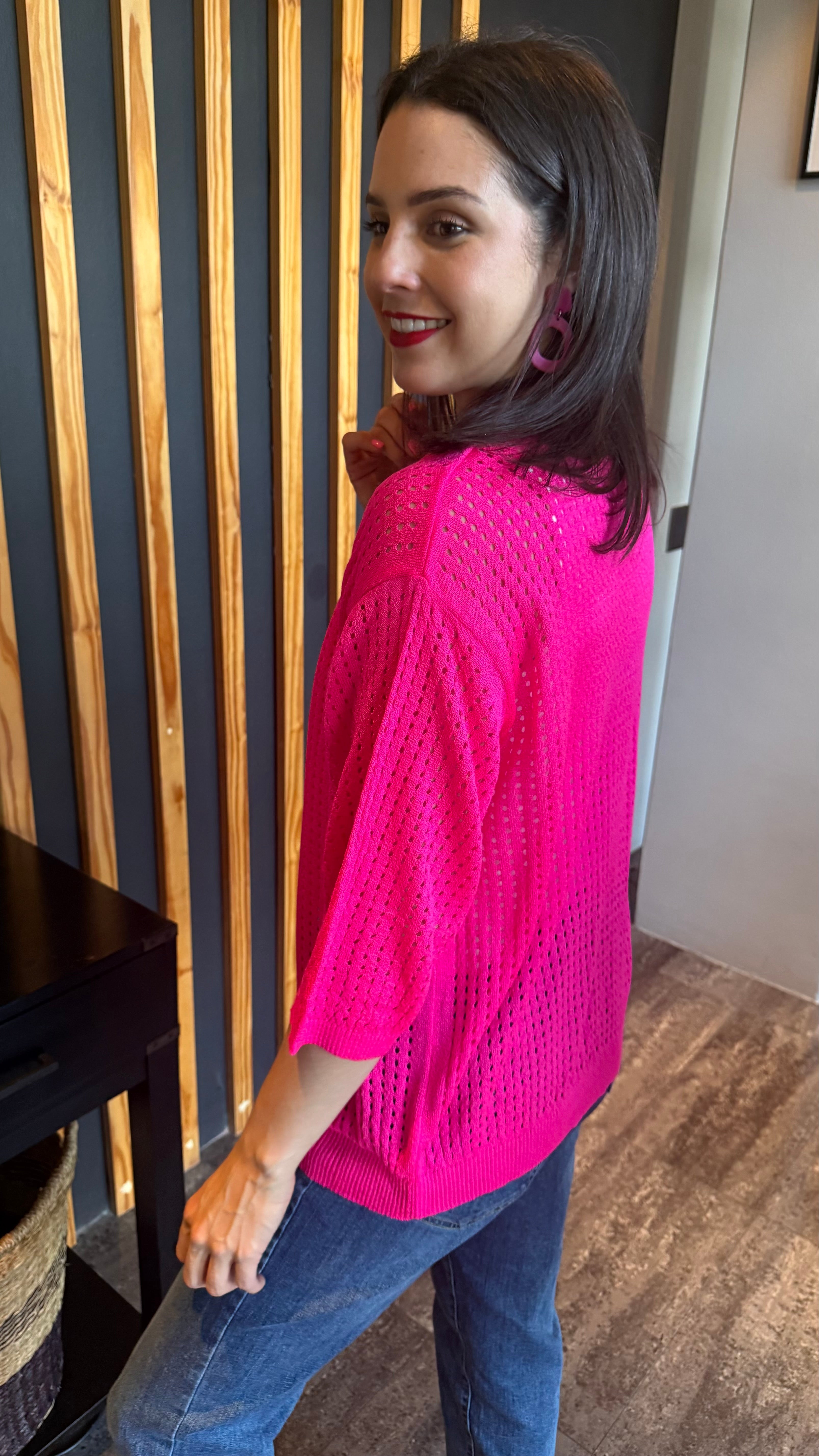 Geneva summer knit - pink
