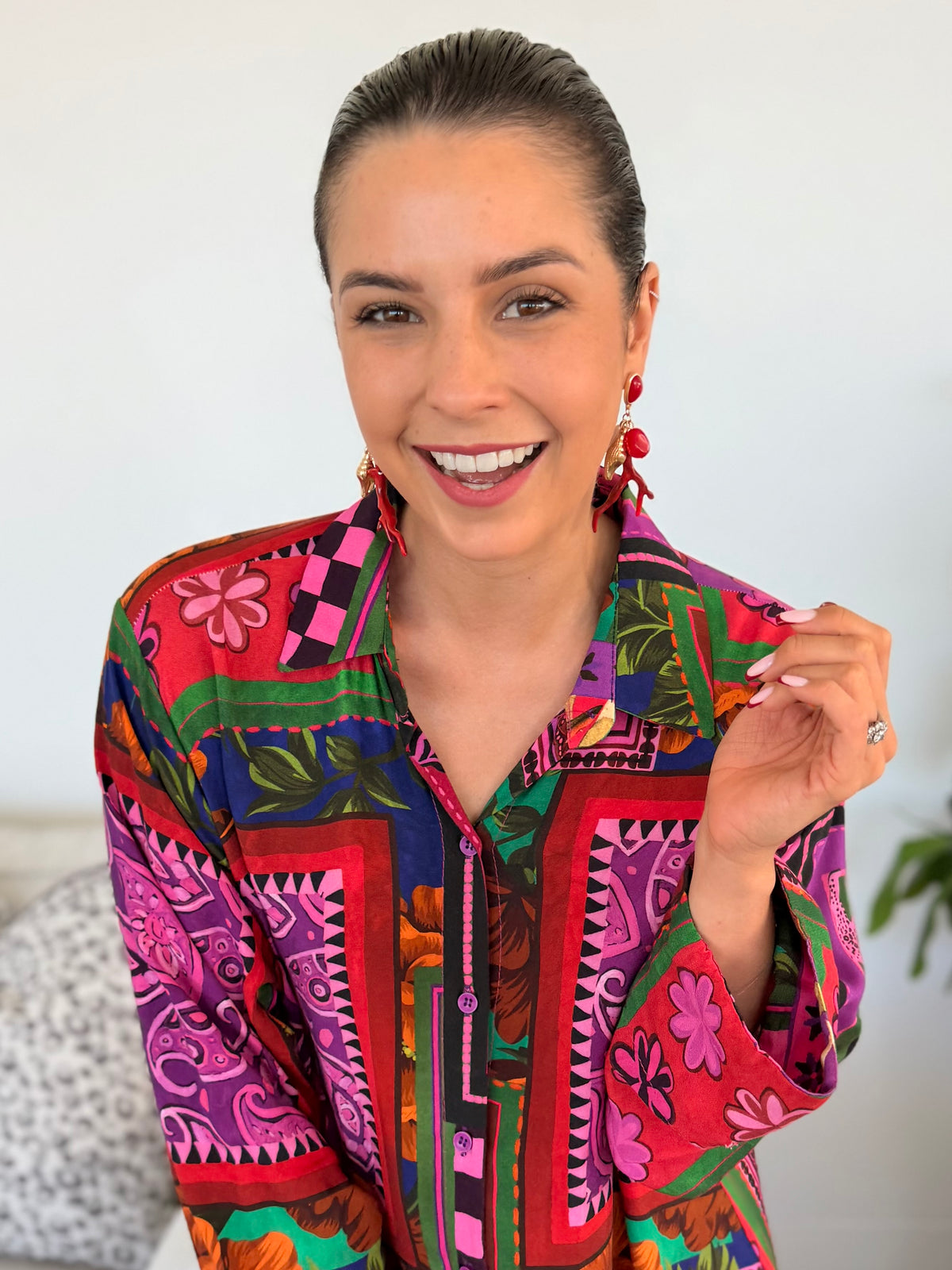 Hanna dress - Spanish magenta