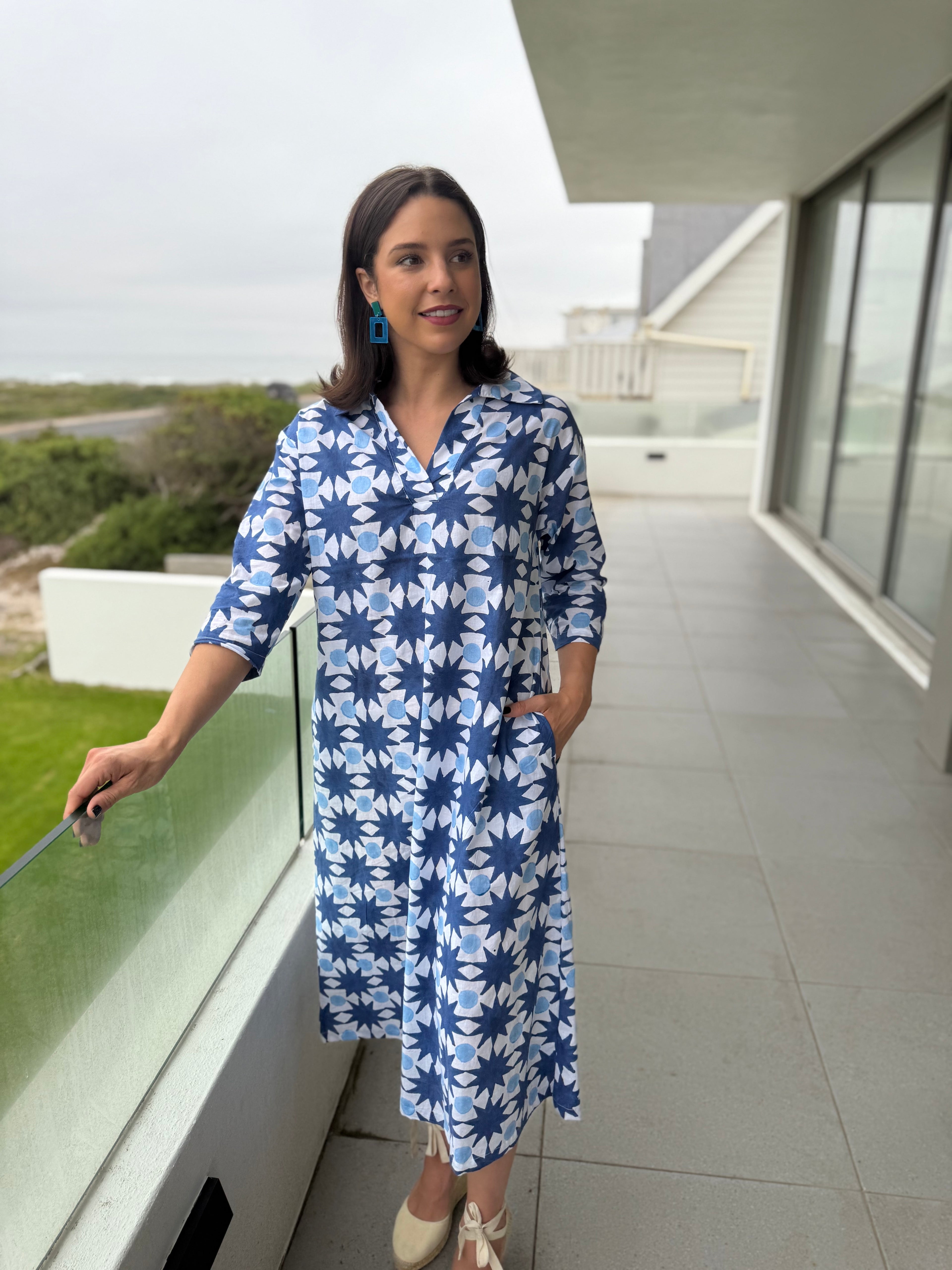 Janet dress - Blue star