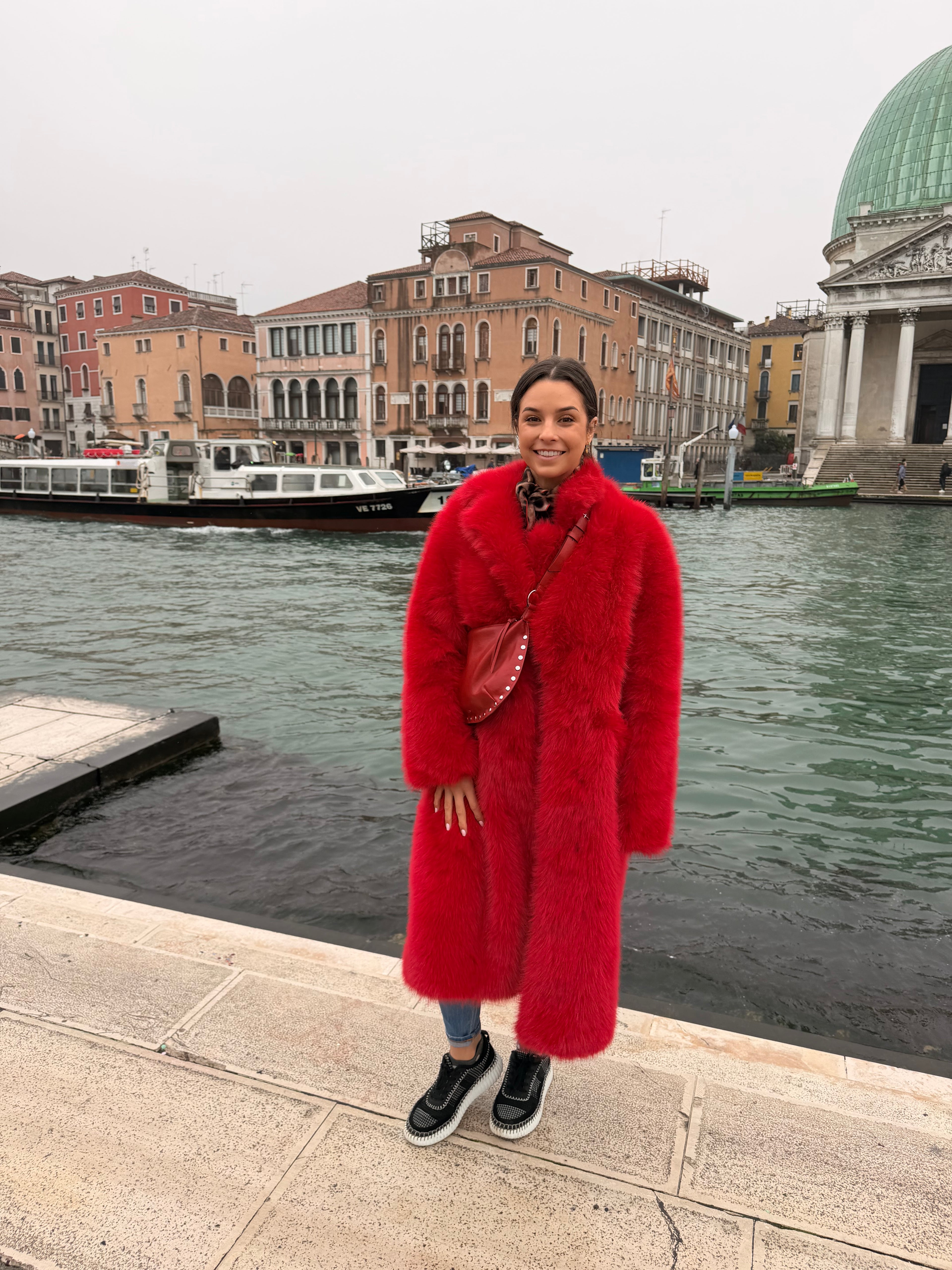 Italian Red Fur jacket