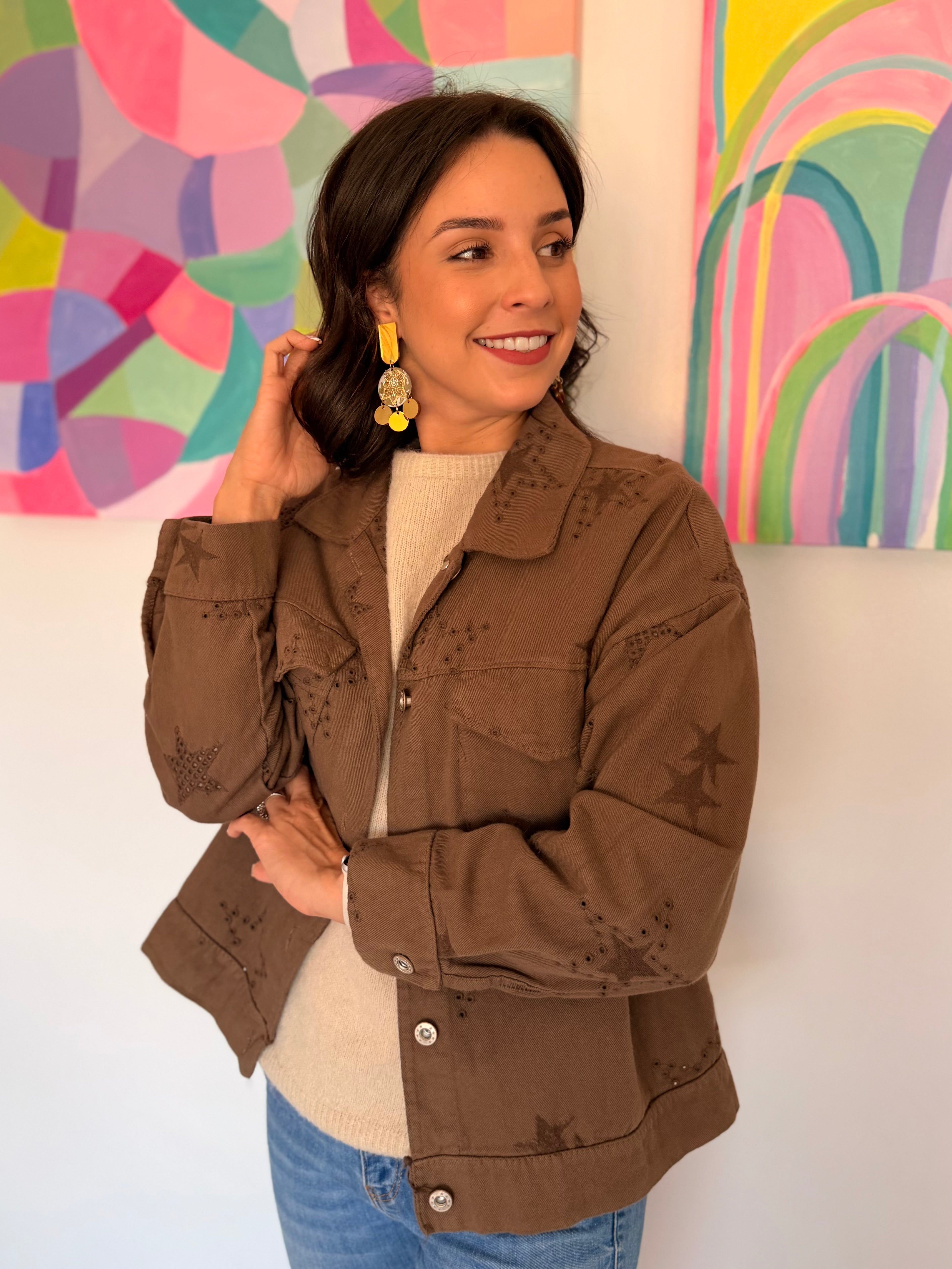 Italian star jacket - Mocha