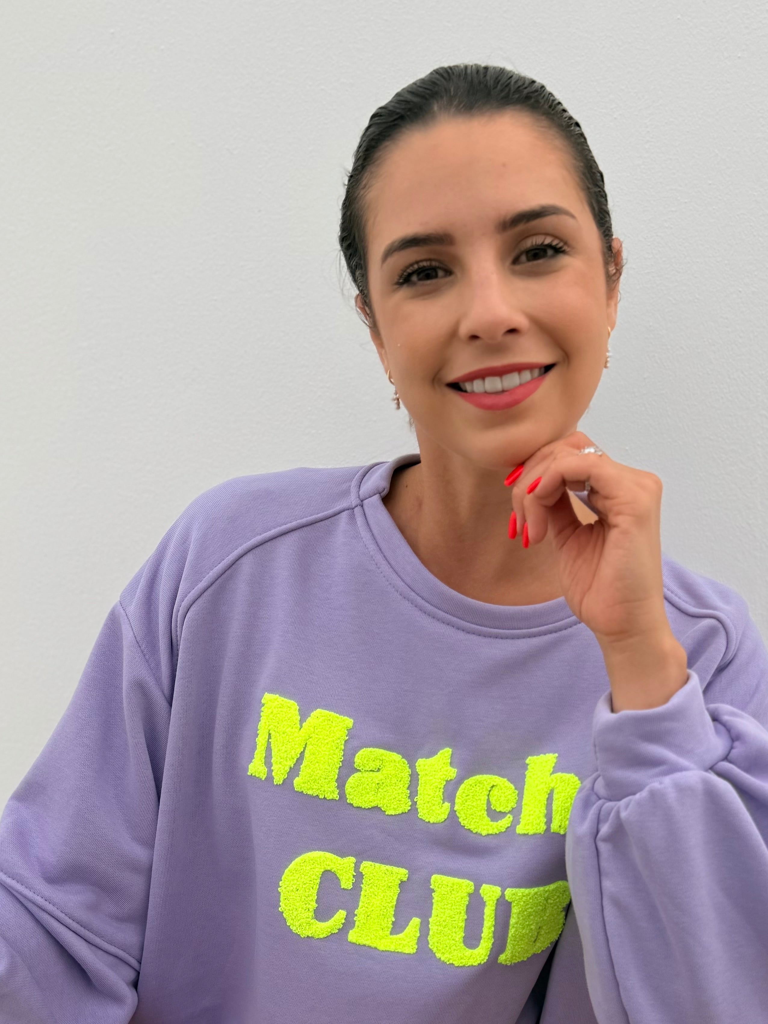 Matcha club top - Purple