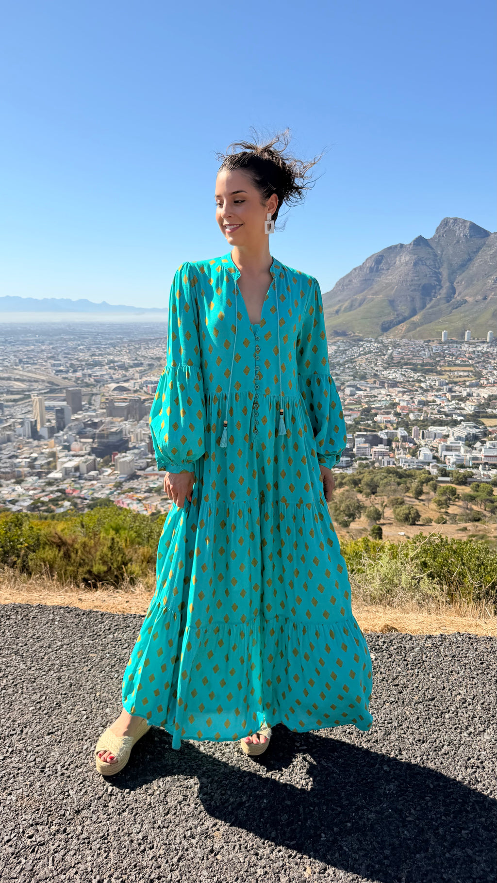 Lulu dress - Turquoise gypsy