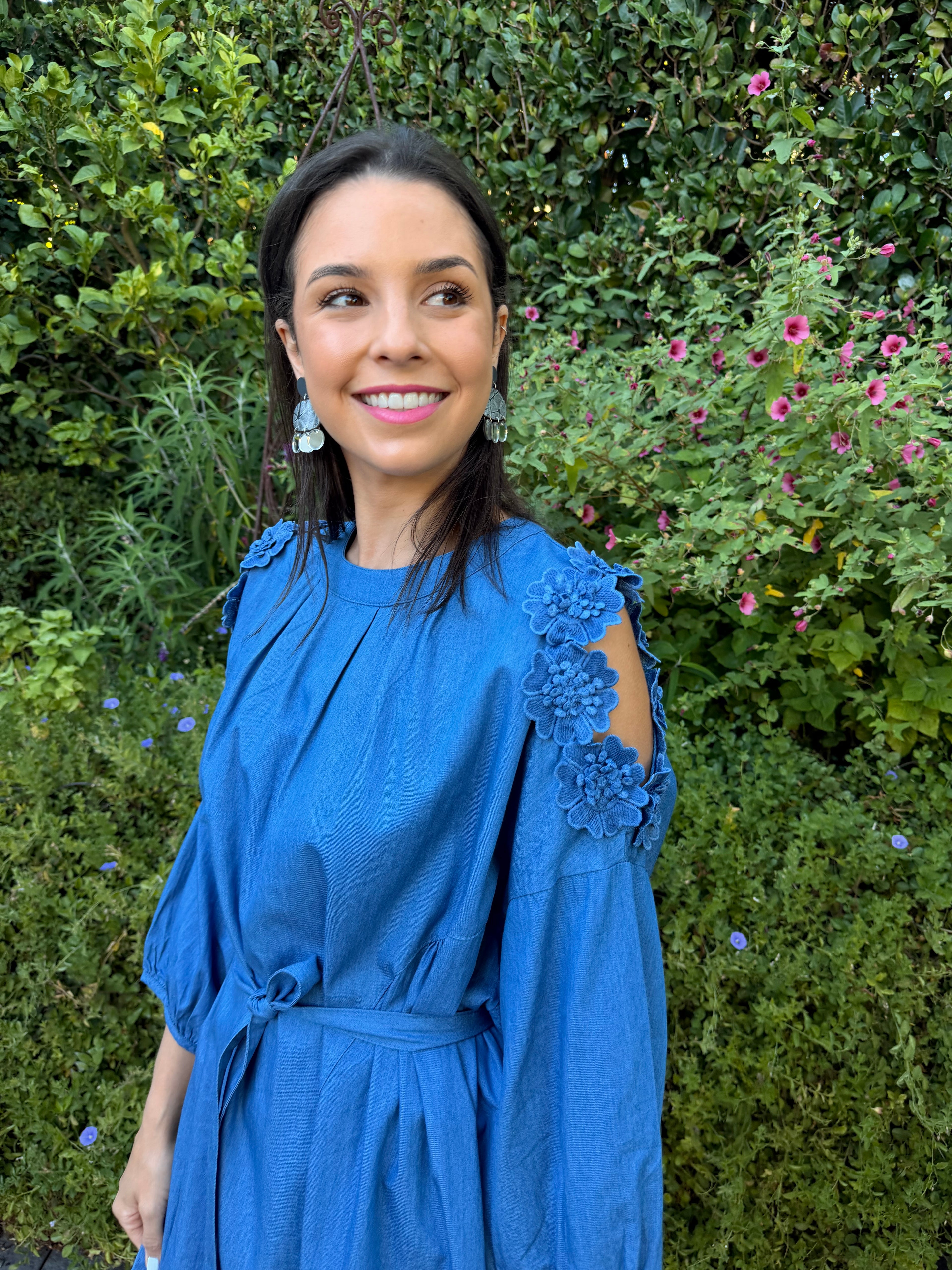 Liliana Italian dress - Dark denim