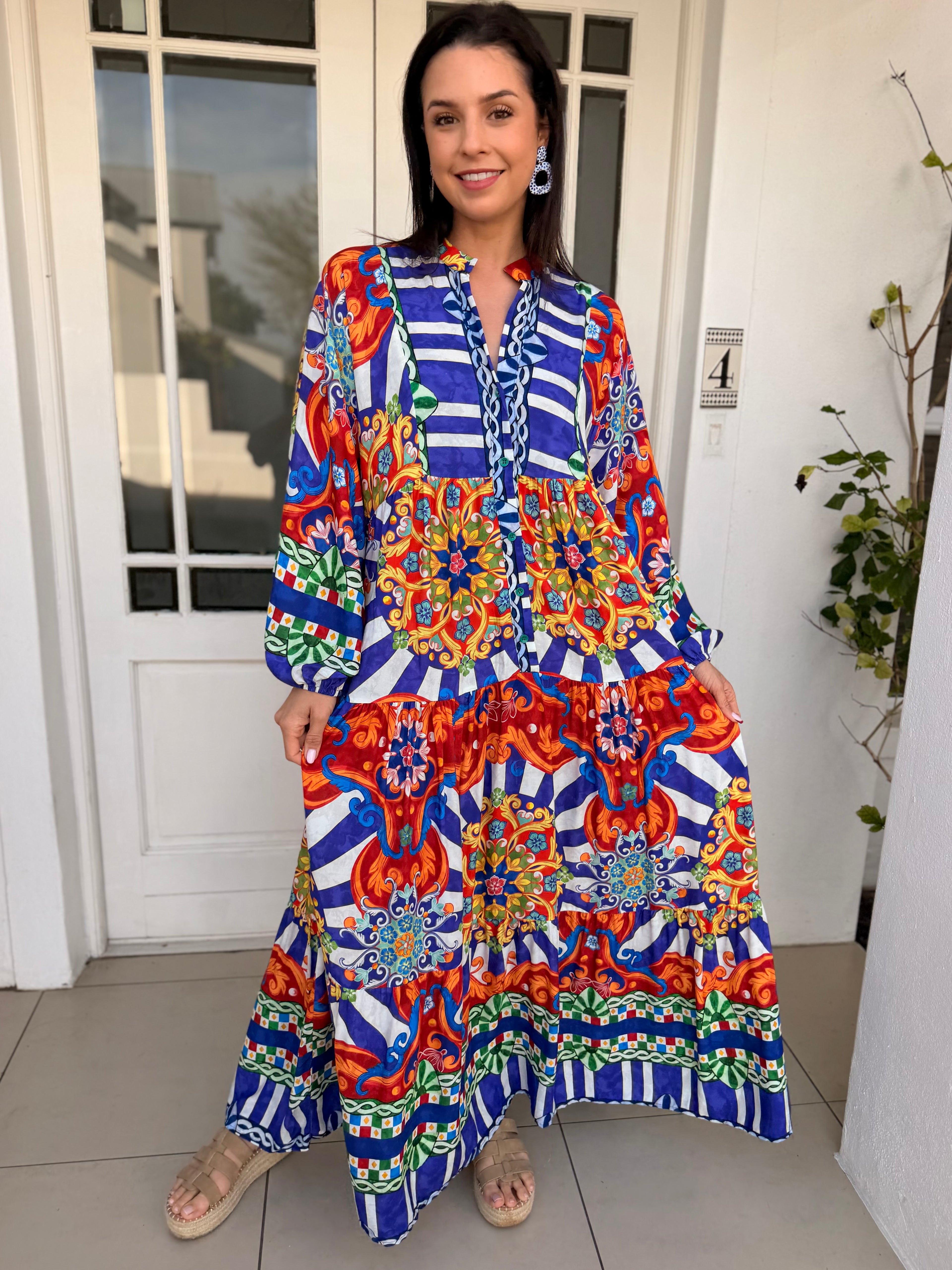Jenna dress - Bold type
