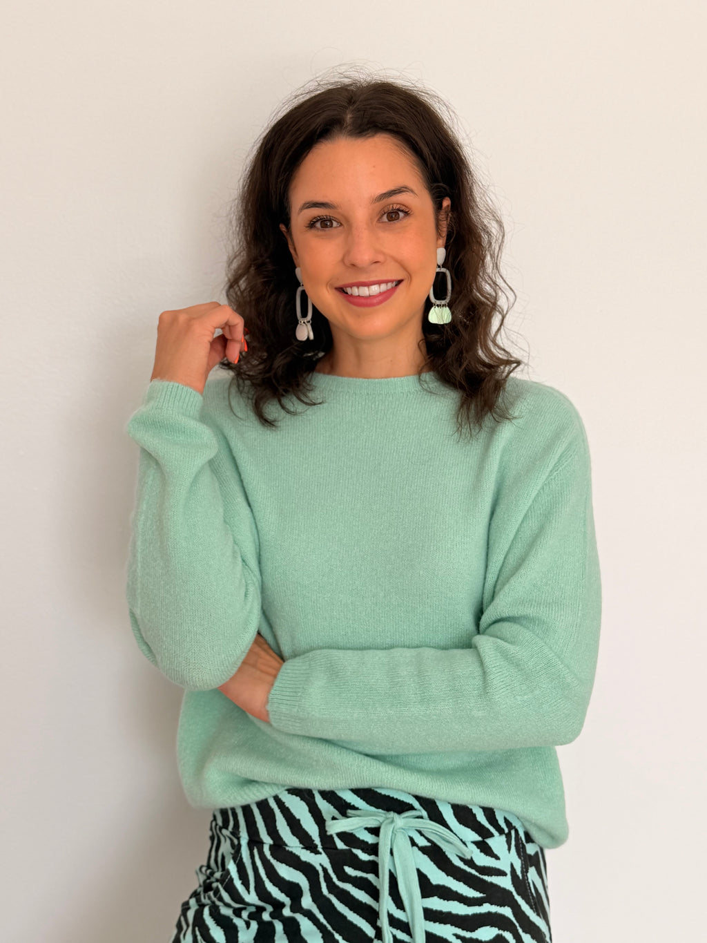 Baby alpaca knit - Aqua