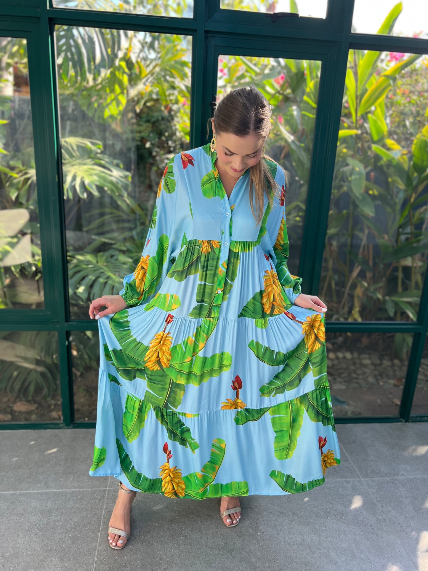 Jenna dress - Banana party