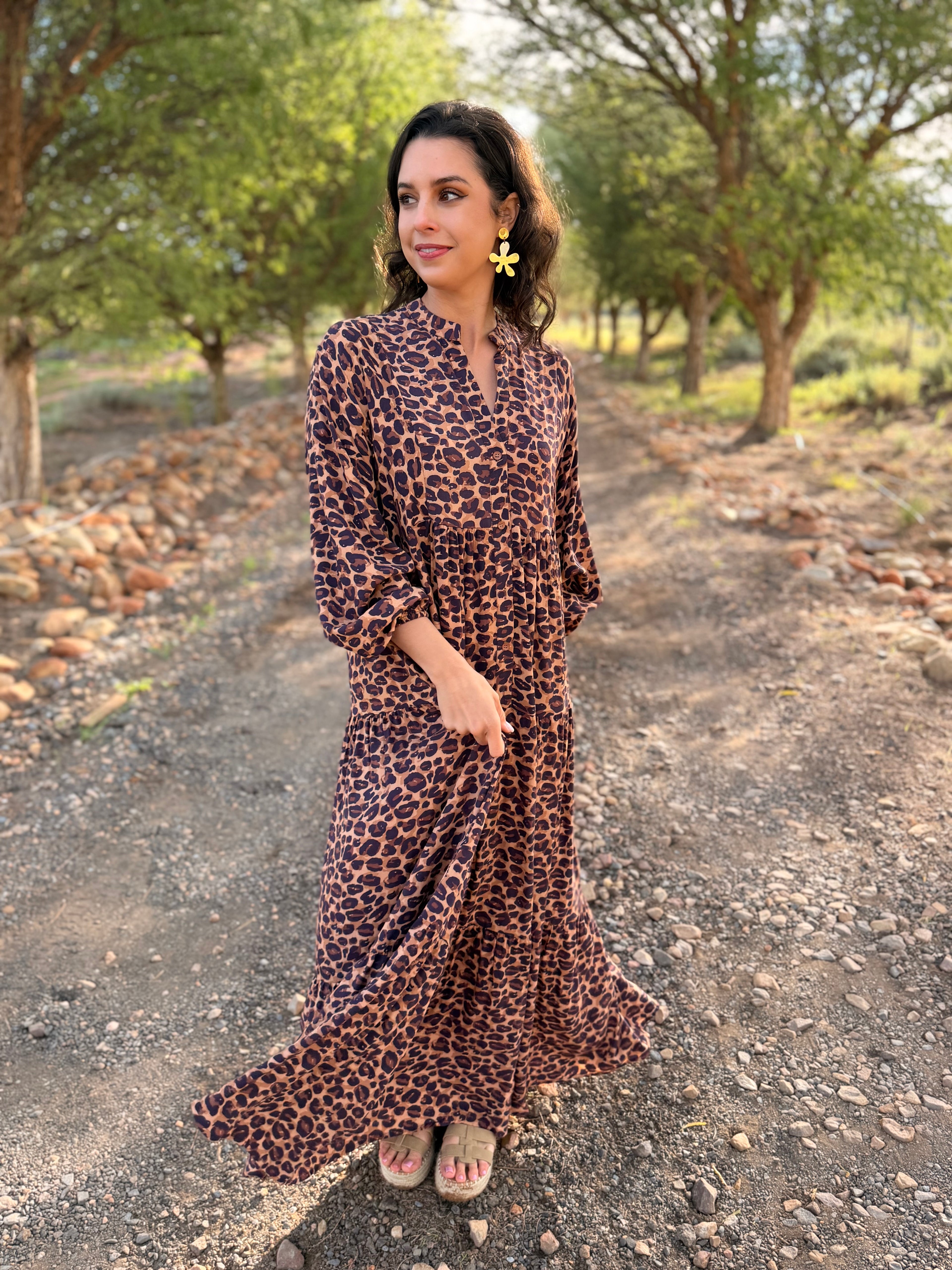 Jenna dress - Leopard