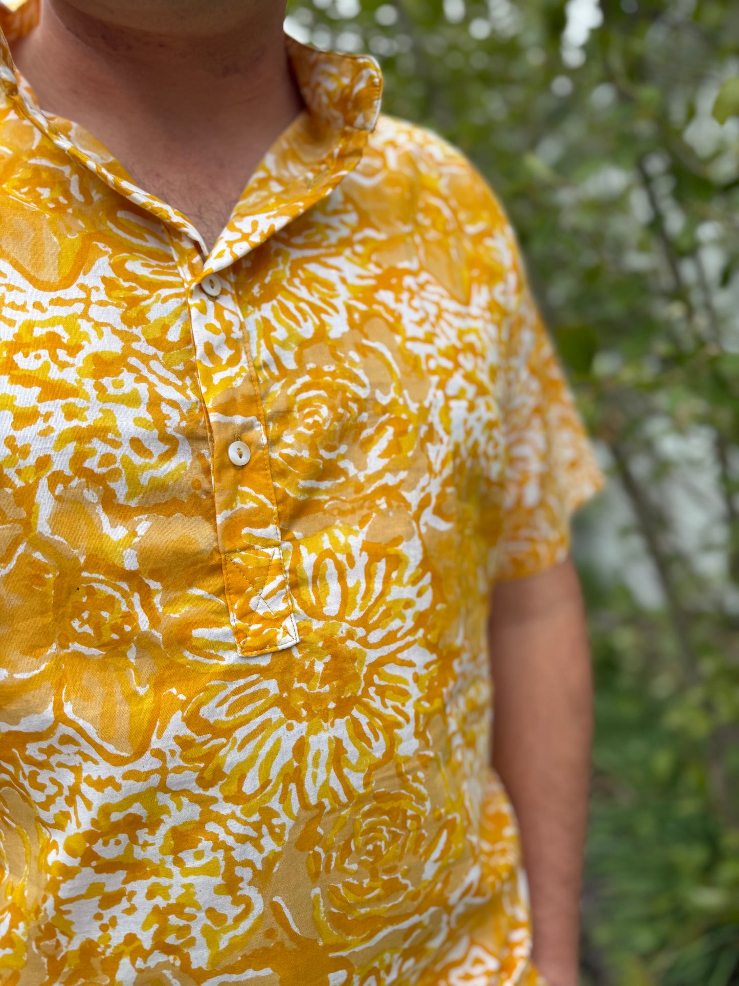 Ruan shirt - Mustard floral