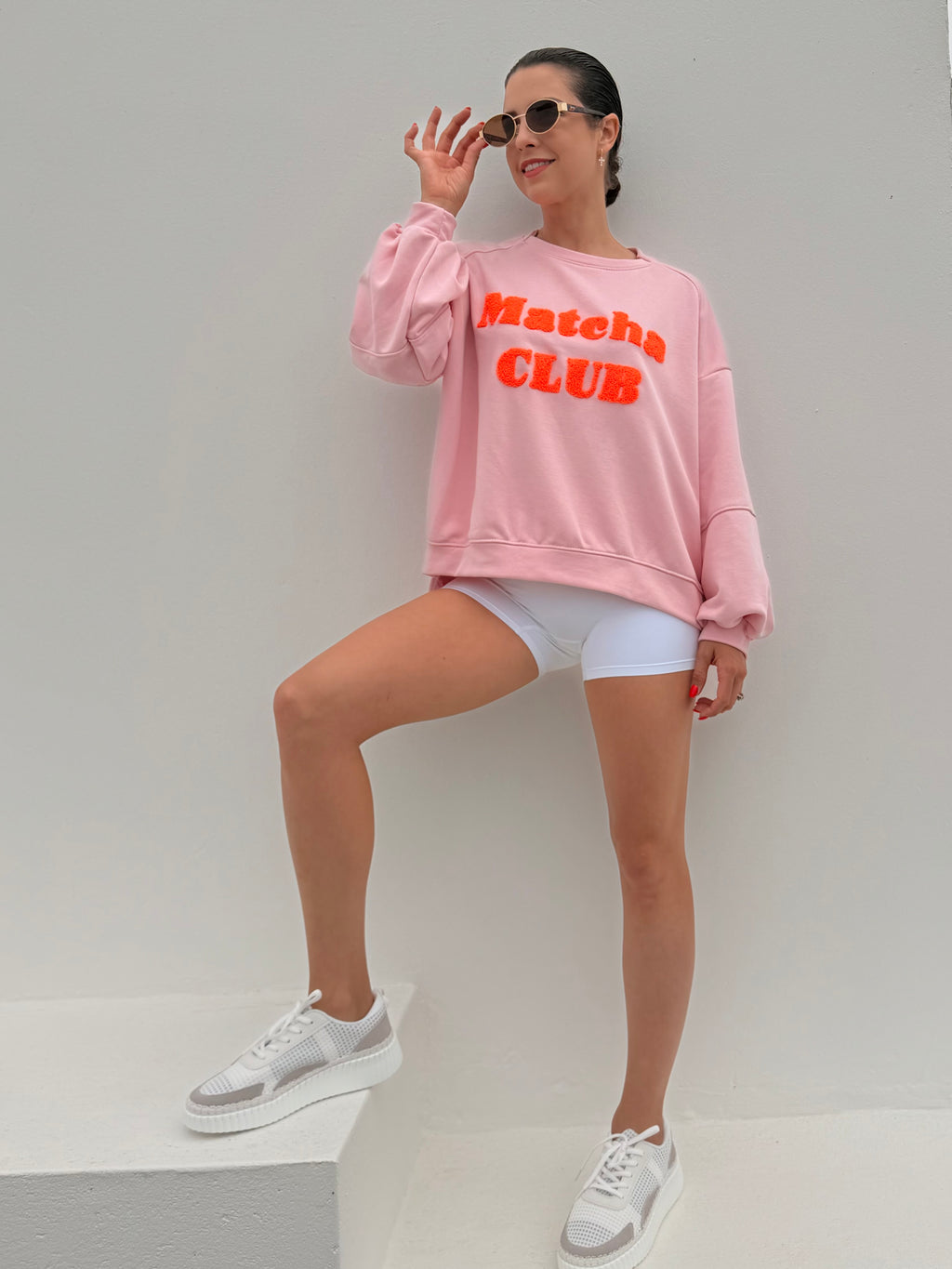 Matcha club top - Pink