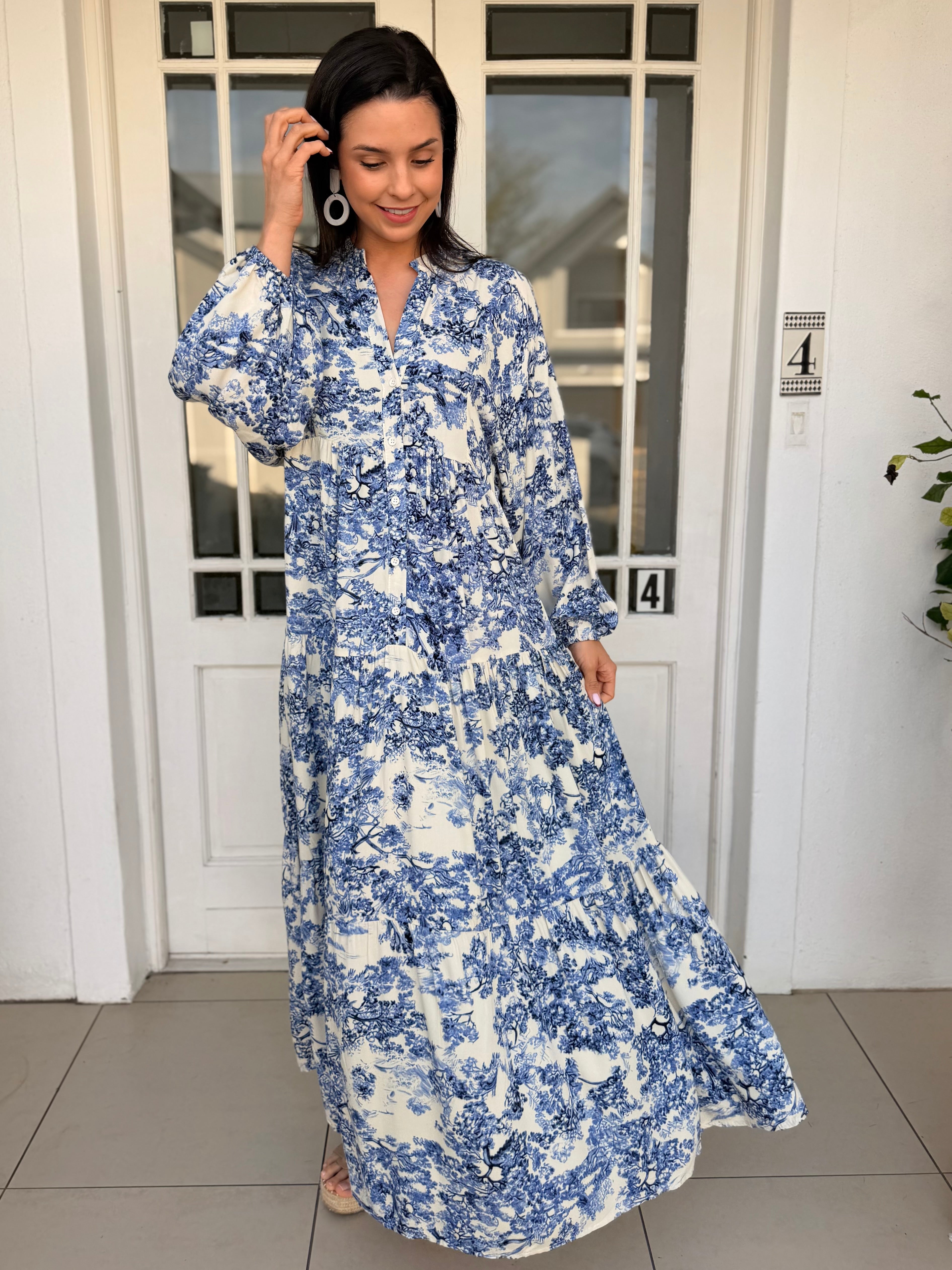 Jenna dress - Dior blue