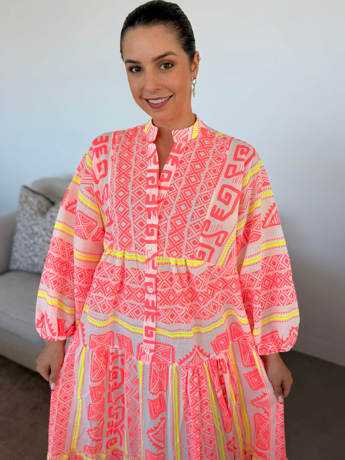 Carley dress - Neon dreams