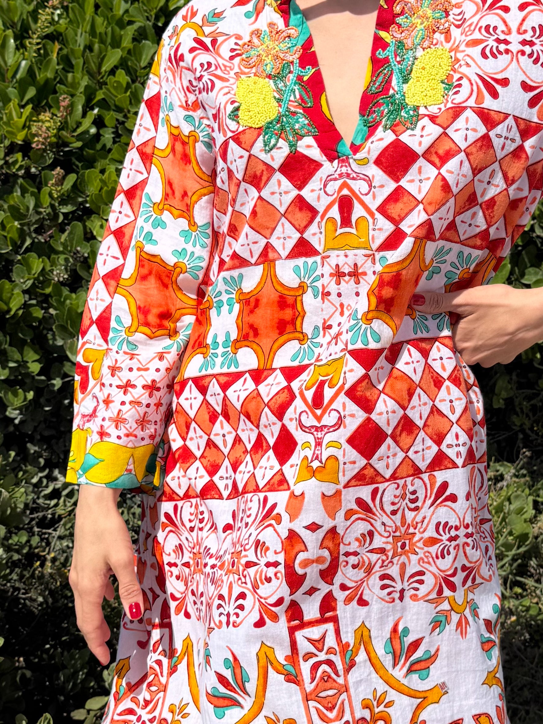 Romey kaftan - Moroccan summer