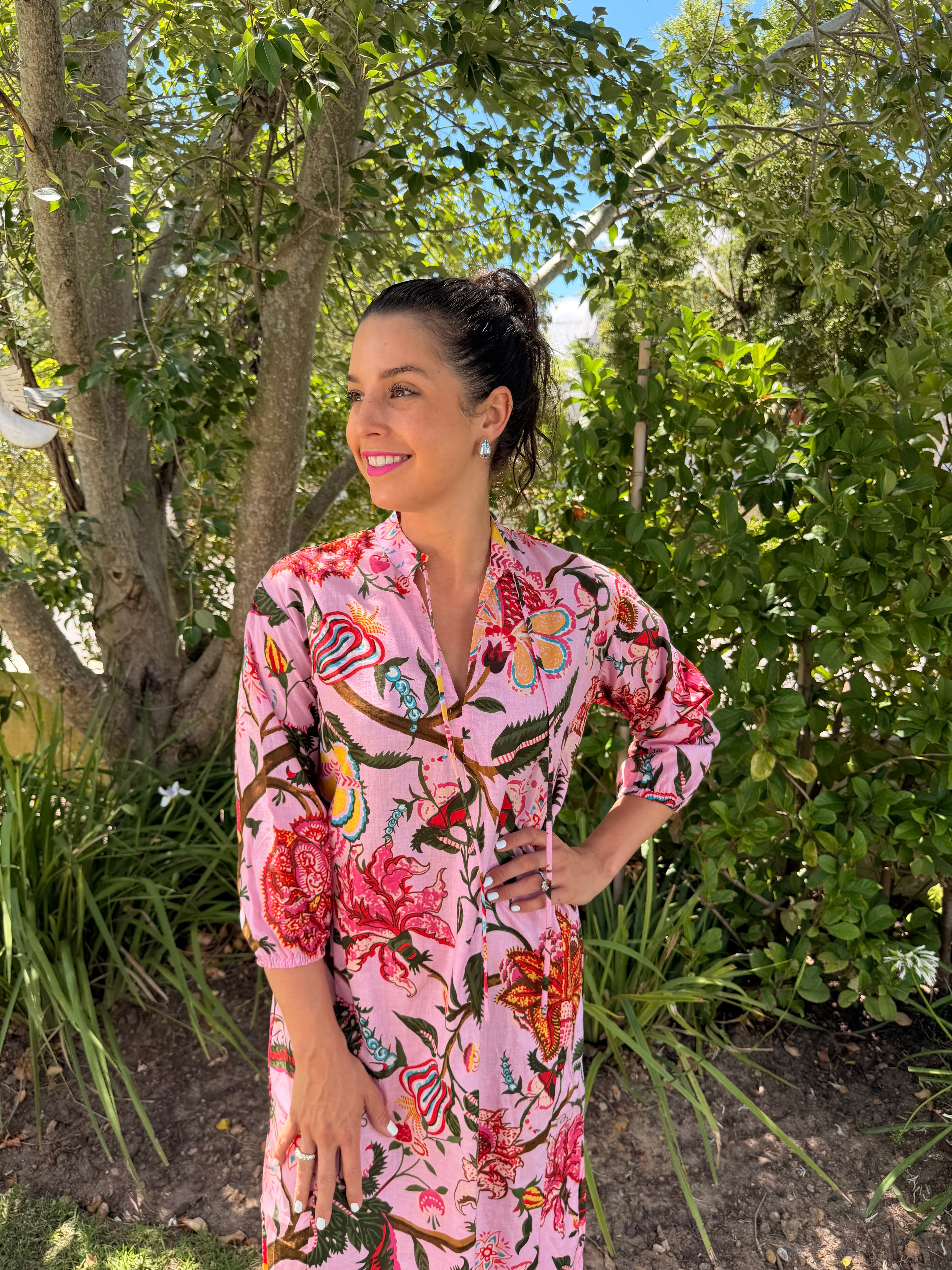 Maggie dress - Pink floral