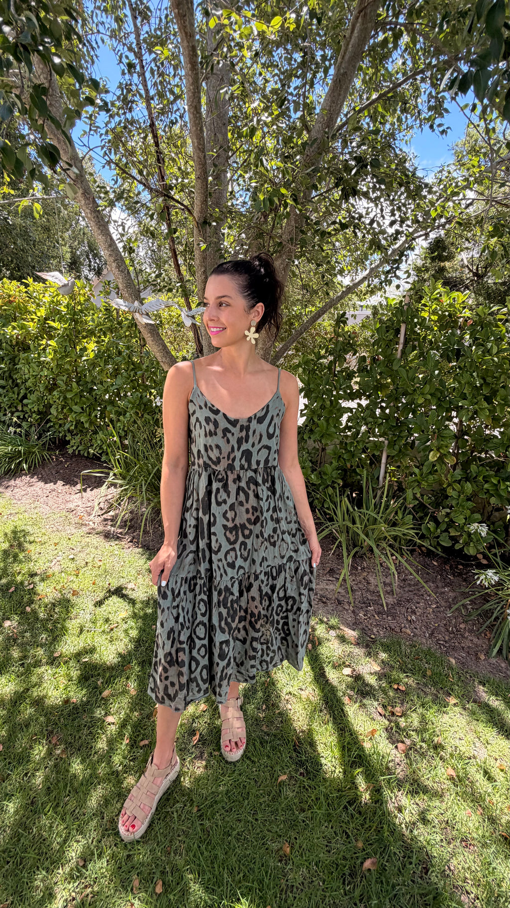 Italian Leopard dress