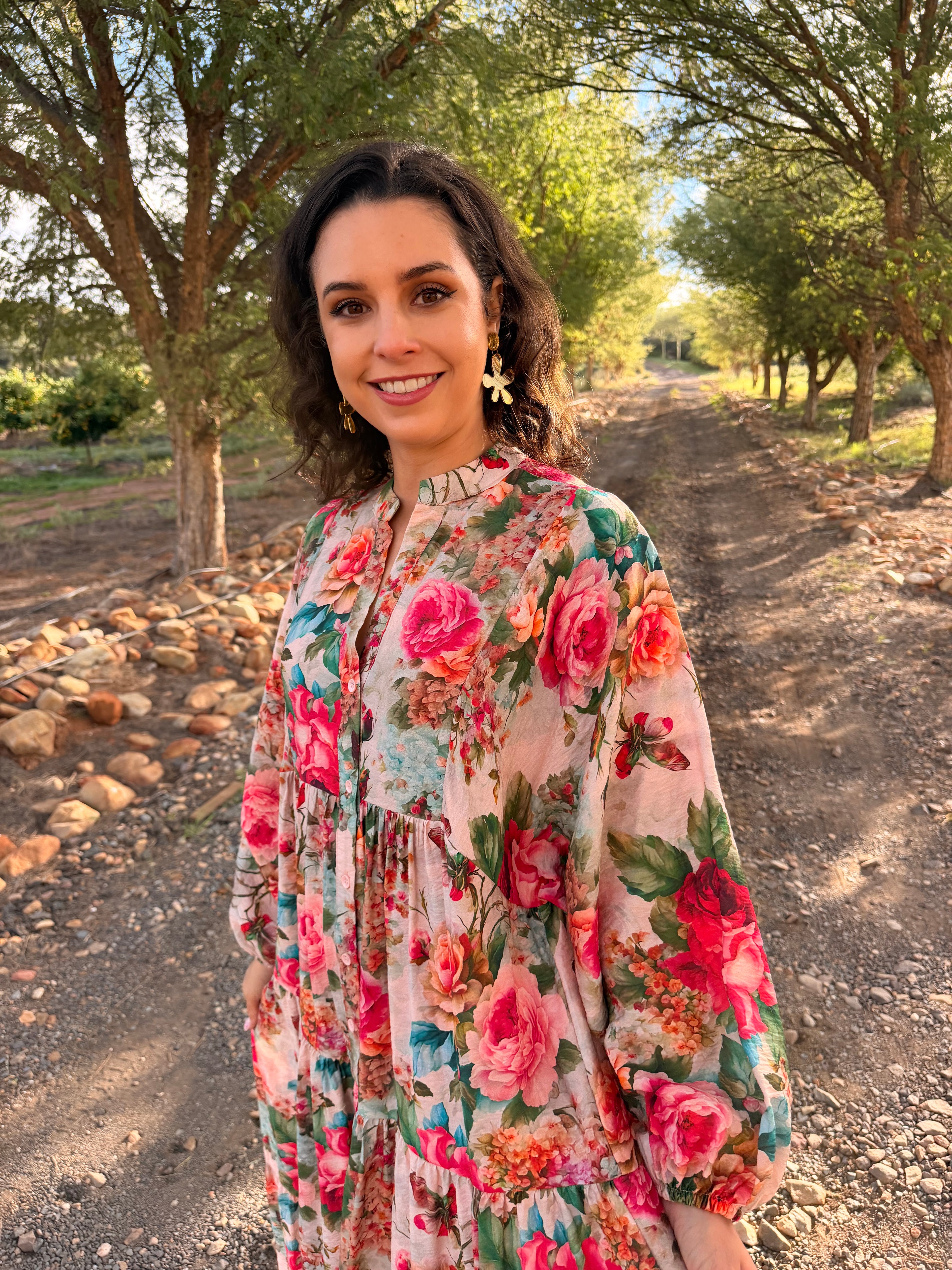 Jenna dress - Vintage rose