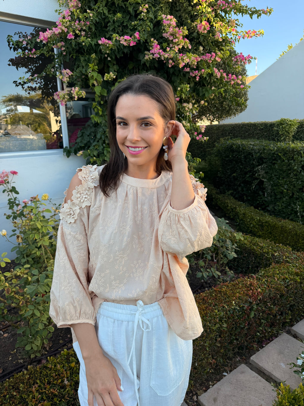 Christine Italian blouse - Beige