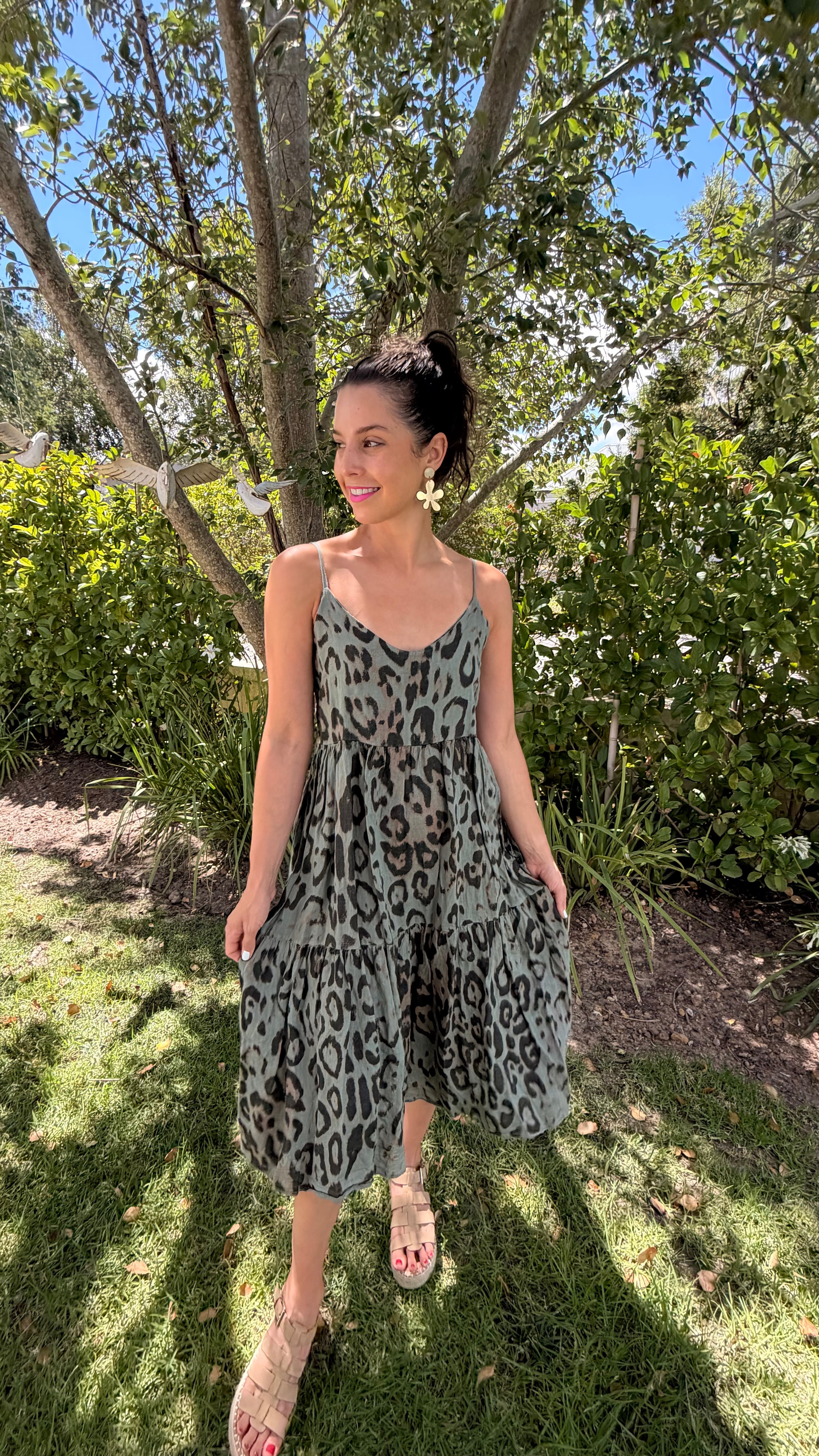 Italian Leopard dress