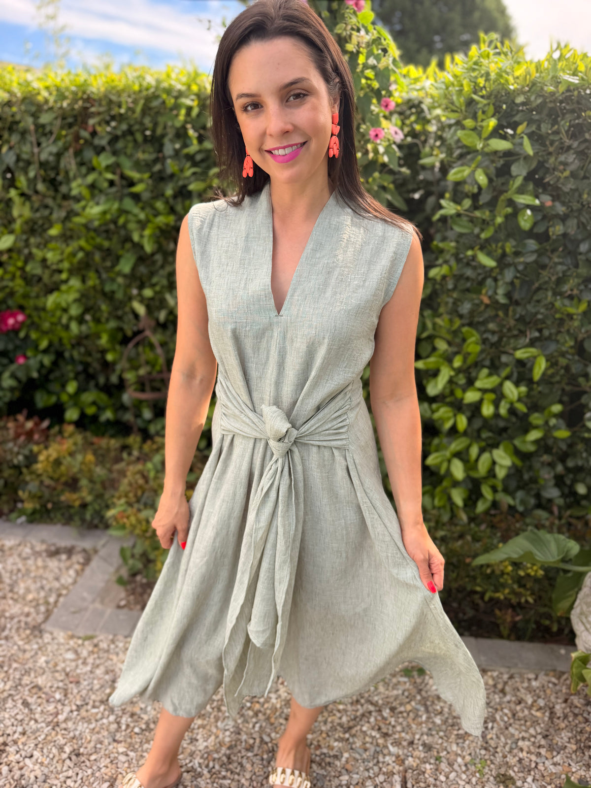 Phelina dress - Sage