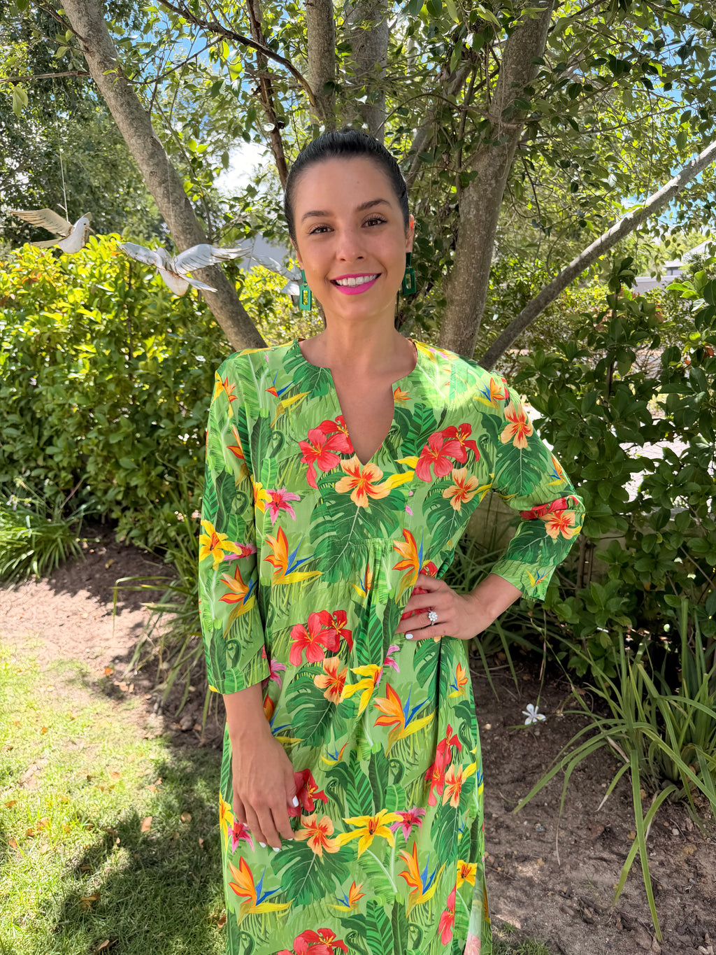 Vicky dress - Tropical maddness