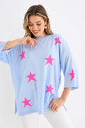 Star knit - Blue