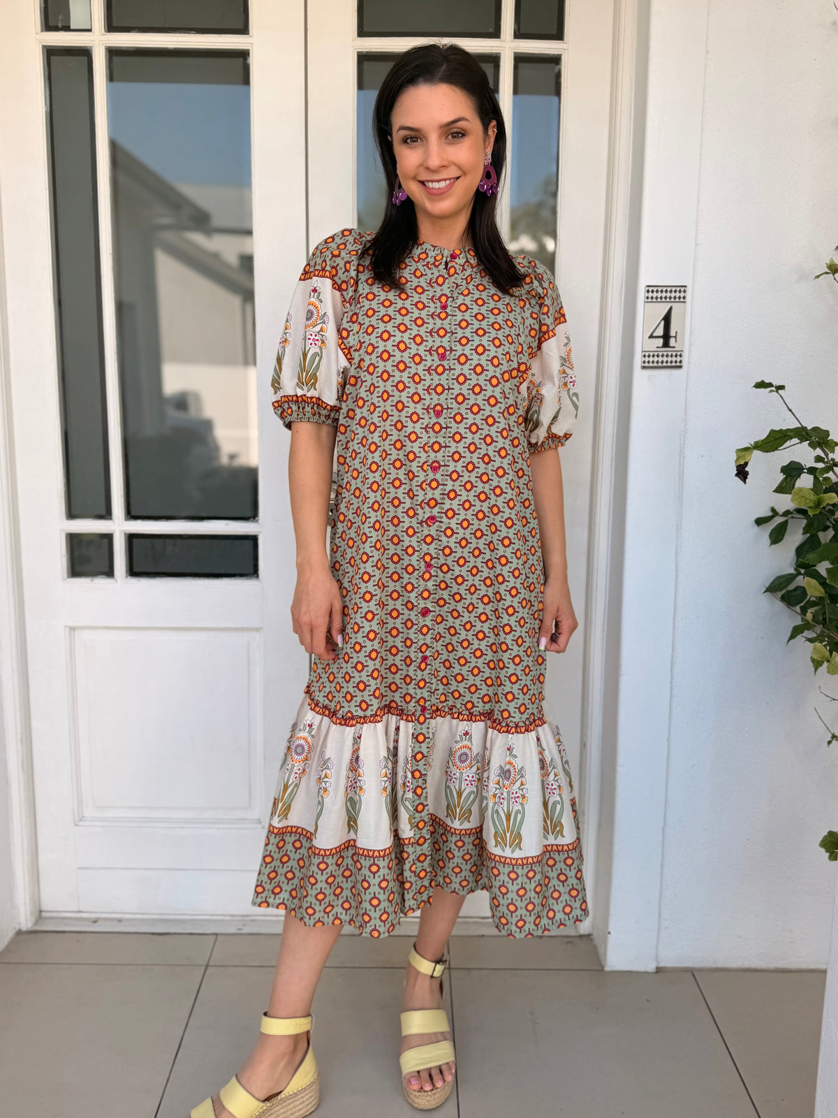 Livvy dress - Sage